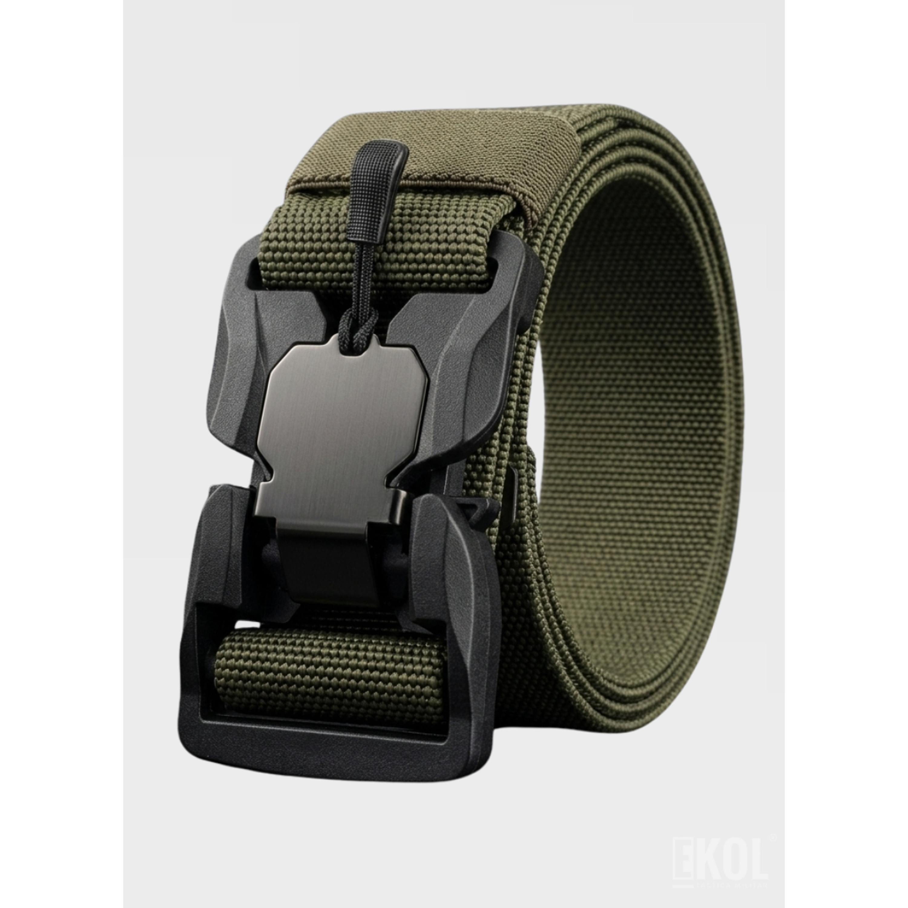 Cinturón Táctico Militar de Nylon con Hebilla de Liberación Rápida - Ajustable y de Alta Resistencia 7