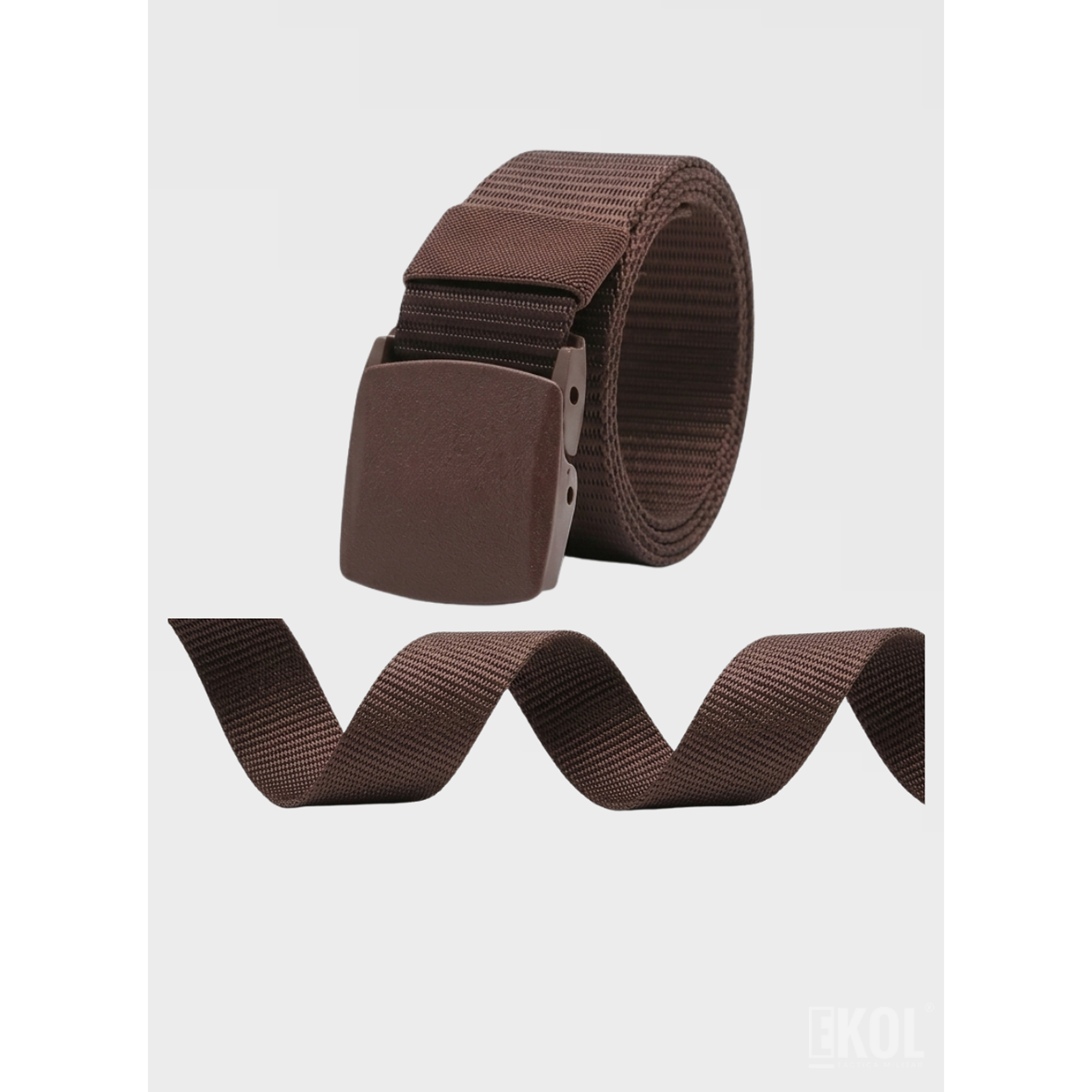 Cinturón de Trabajo en Lona de Nailon: Correa de Uso Rudo con Hebilla Automática de Plástico 7