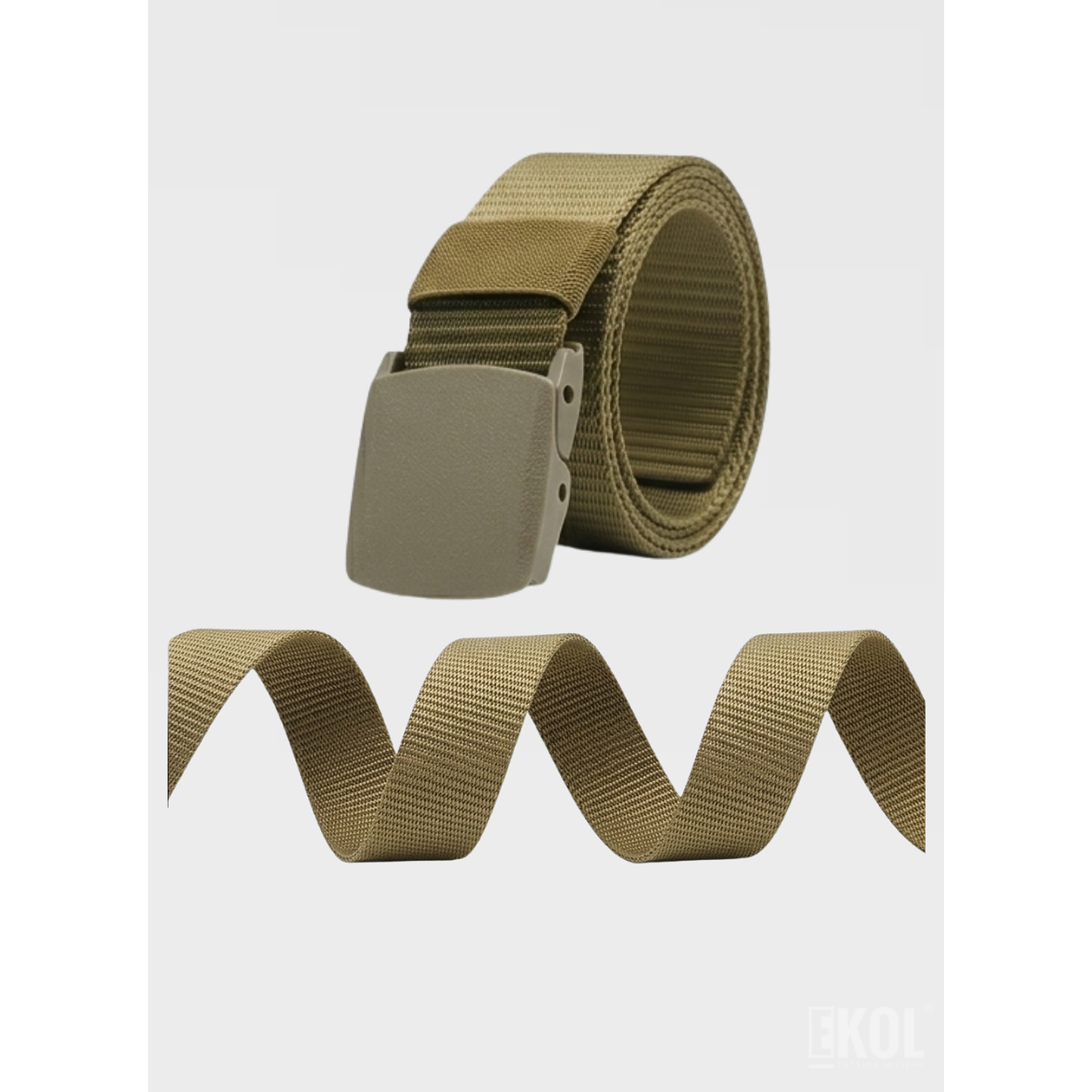 Cinturón de Trabajo en Lona de Nailon: Correa de Uso Rudo con Hebilla Automática de Plástico 8