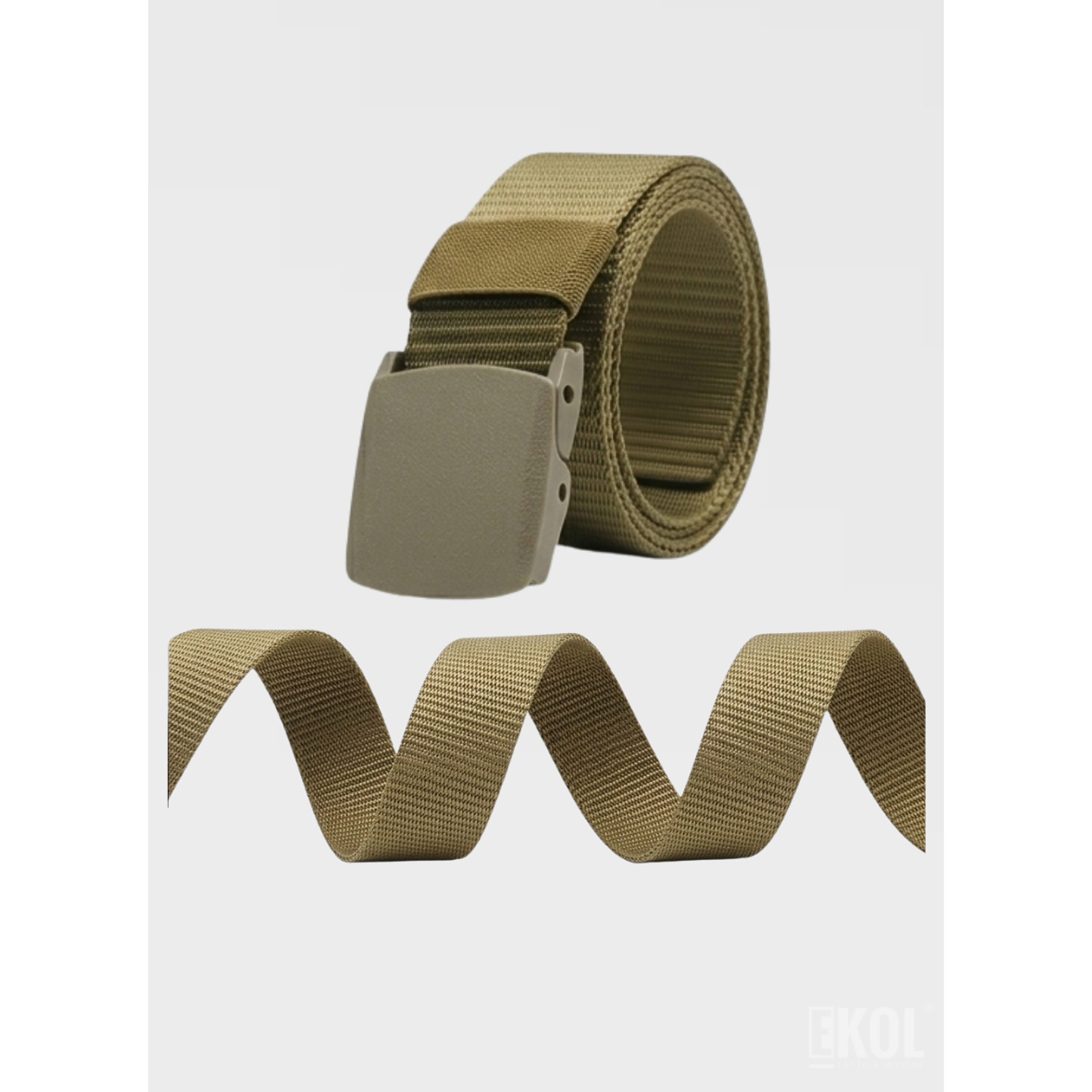 Cinturón de Trabajo en Lona de Nailon: Correa de Uso Rudo con Hebilla Automática de Plástico 8