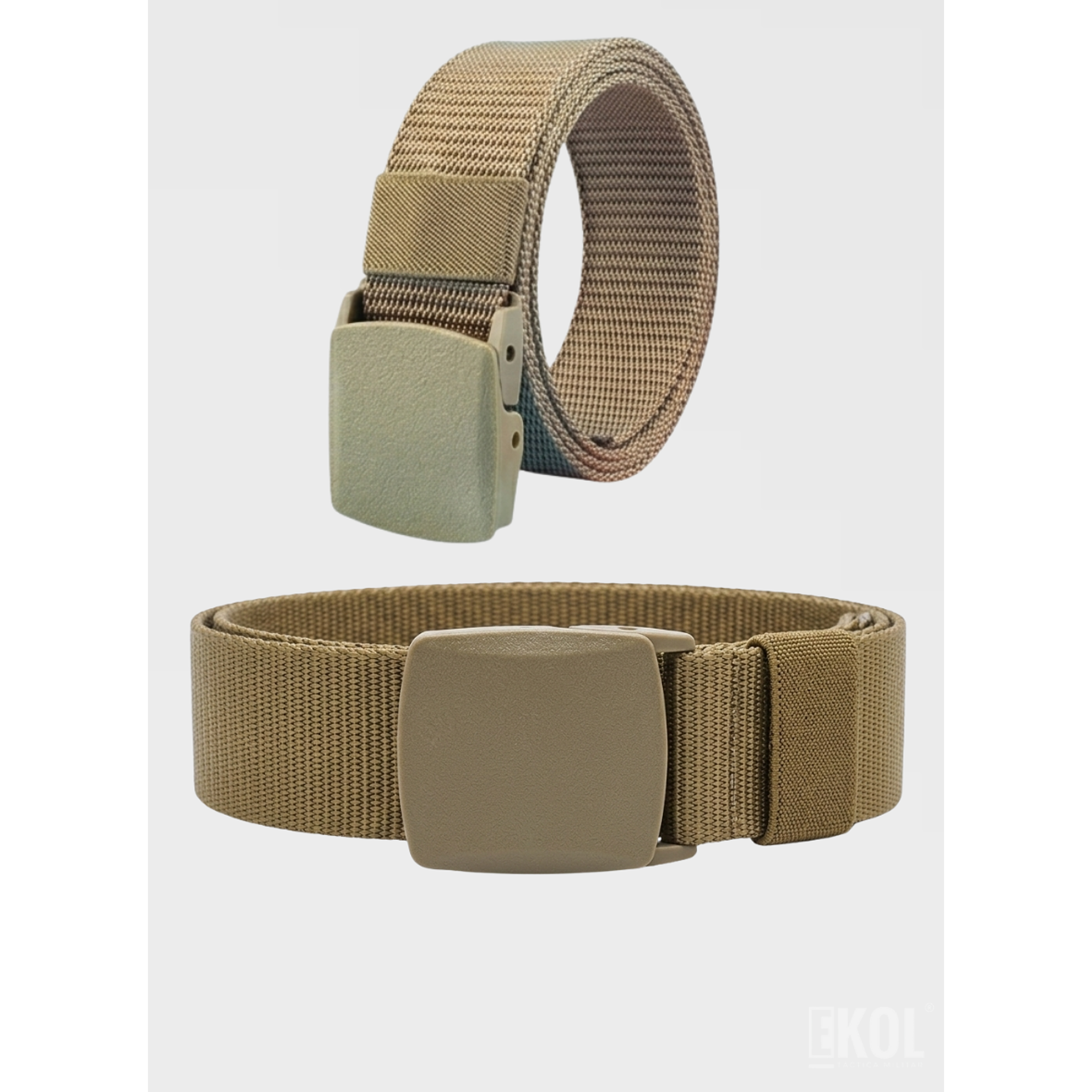 Cinturón de Trabajo en Lona de Nailon: Correa de Uso Rudo con Hebilla Automática de Plástico 6