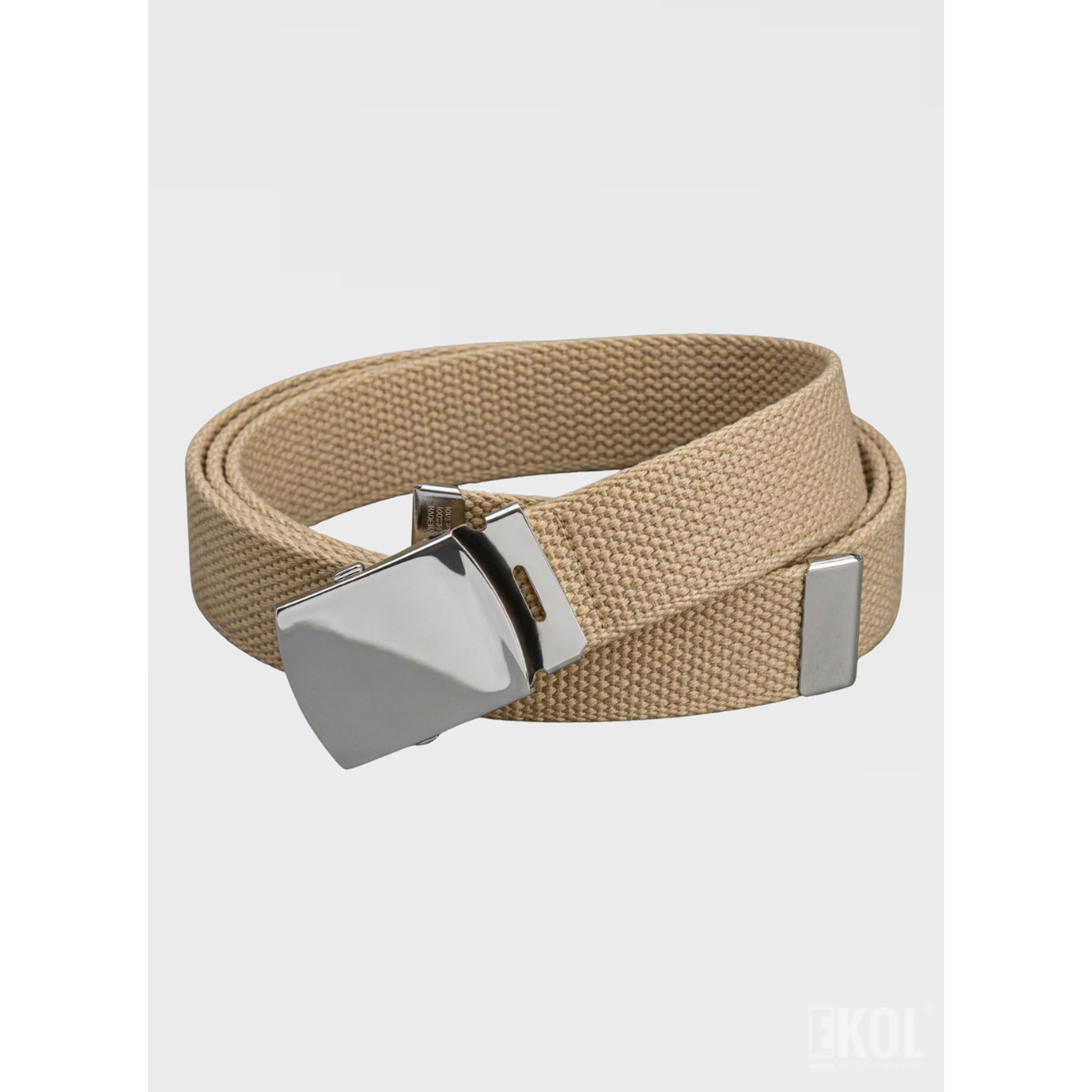 Cinturón Táctico Militar de Lona y Nailon - Hebilla Metálica Reforzada - 110cm 7