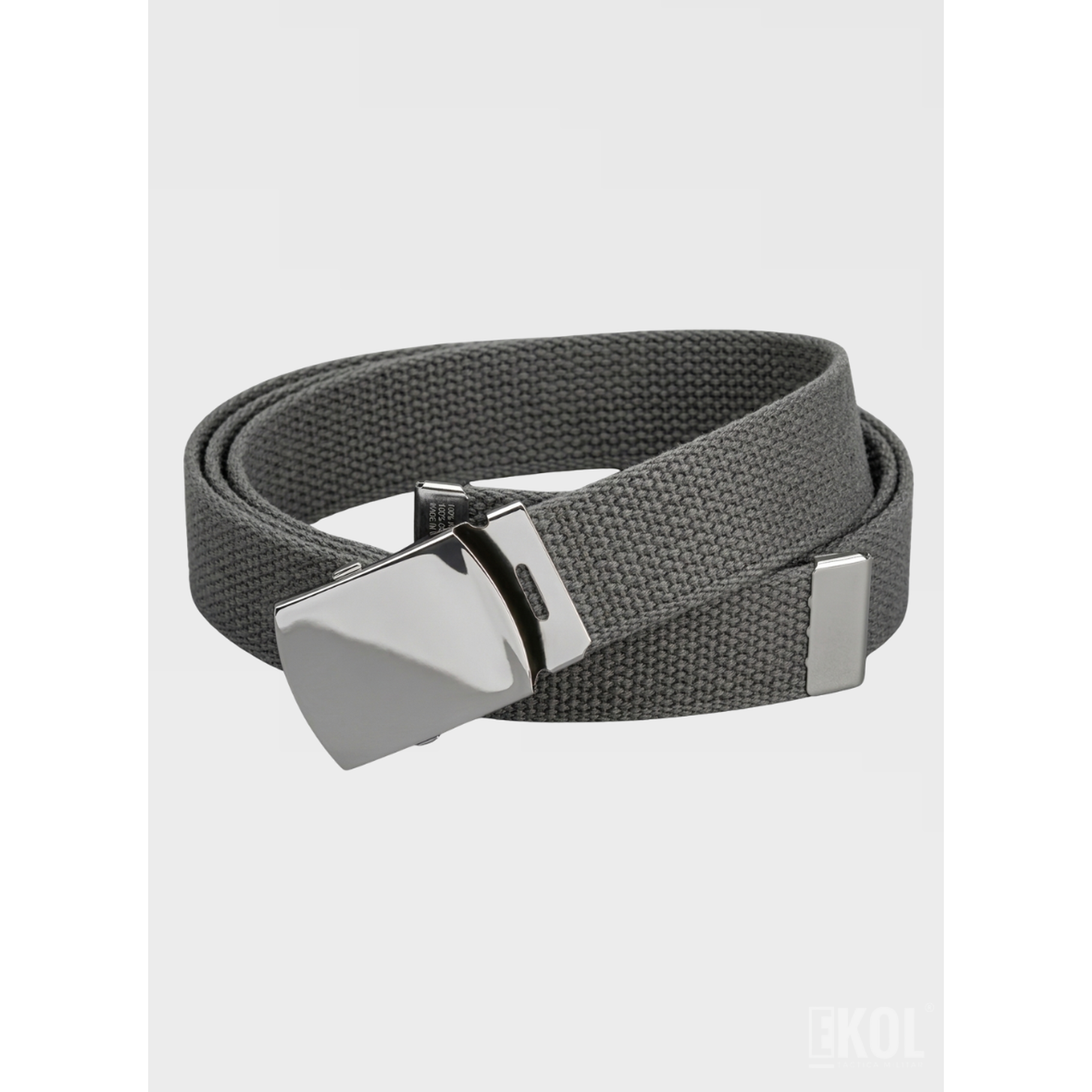 Cinturón Táctico Militar de Lona y Nailon - Hebilla Metálica Reforzada - 110cm 4