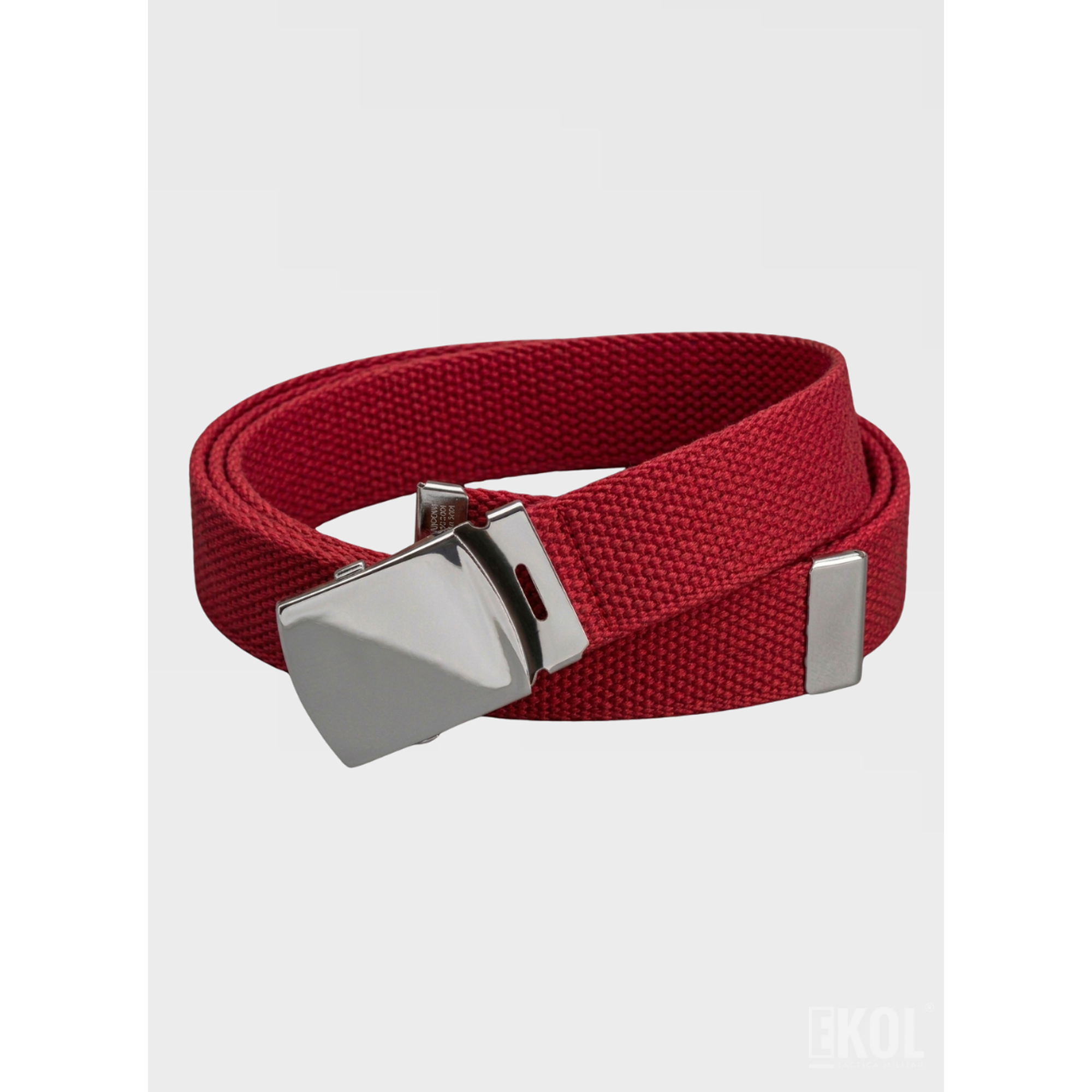 Cinturón Táctico Militar de Lona y Nailon - Hebilla Metálica Reforzada - 110cm 9