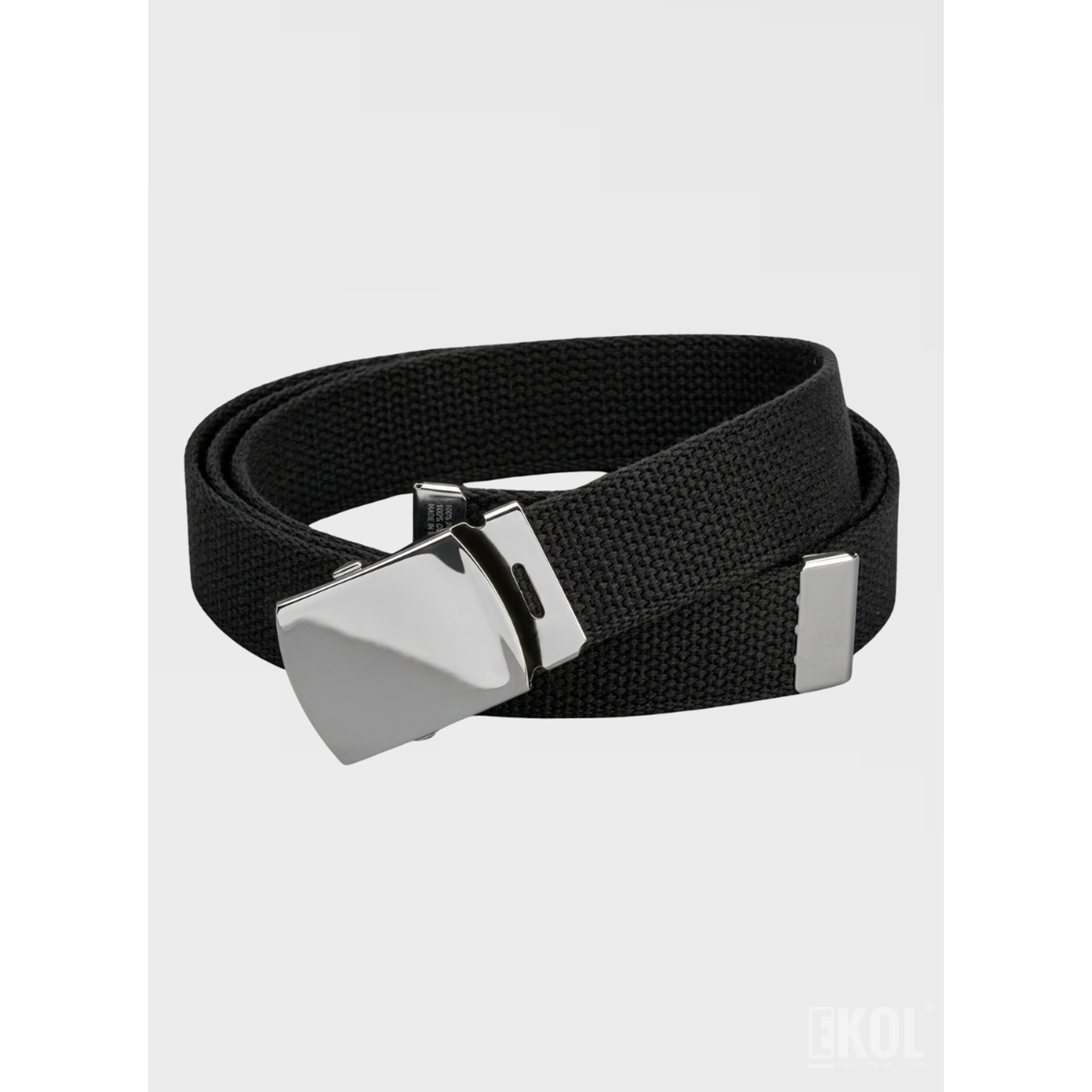 Cinturón Táctico Militar de Lona y Nailon - Hebilla Metálica Reforzada - 110cm 2