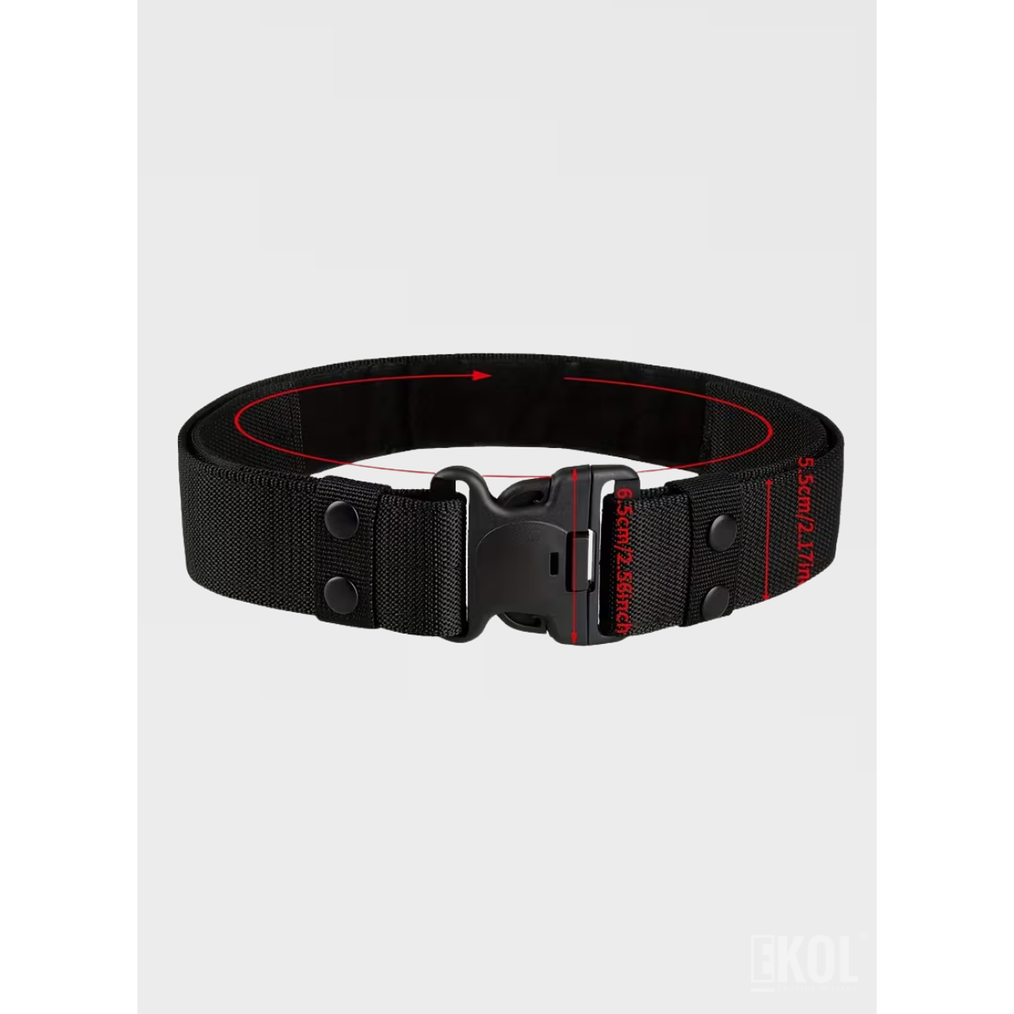 Cinturón Táctico Militar de Nylon Rigido – Resistencia y Versatilidad para Uso Profesional 4