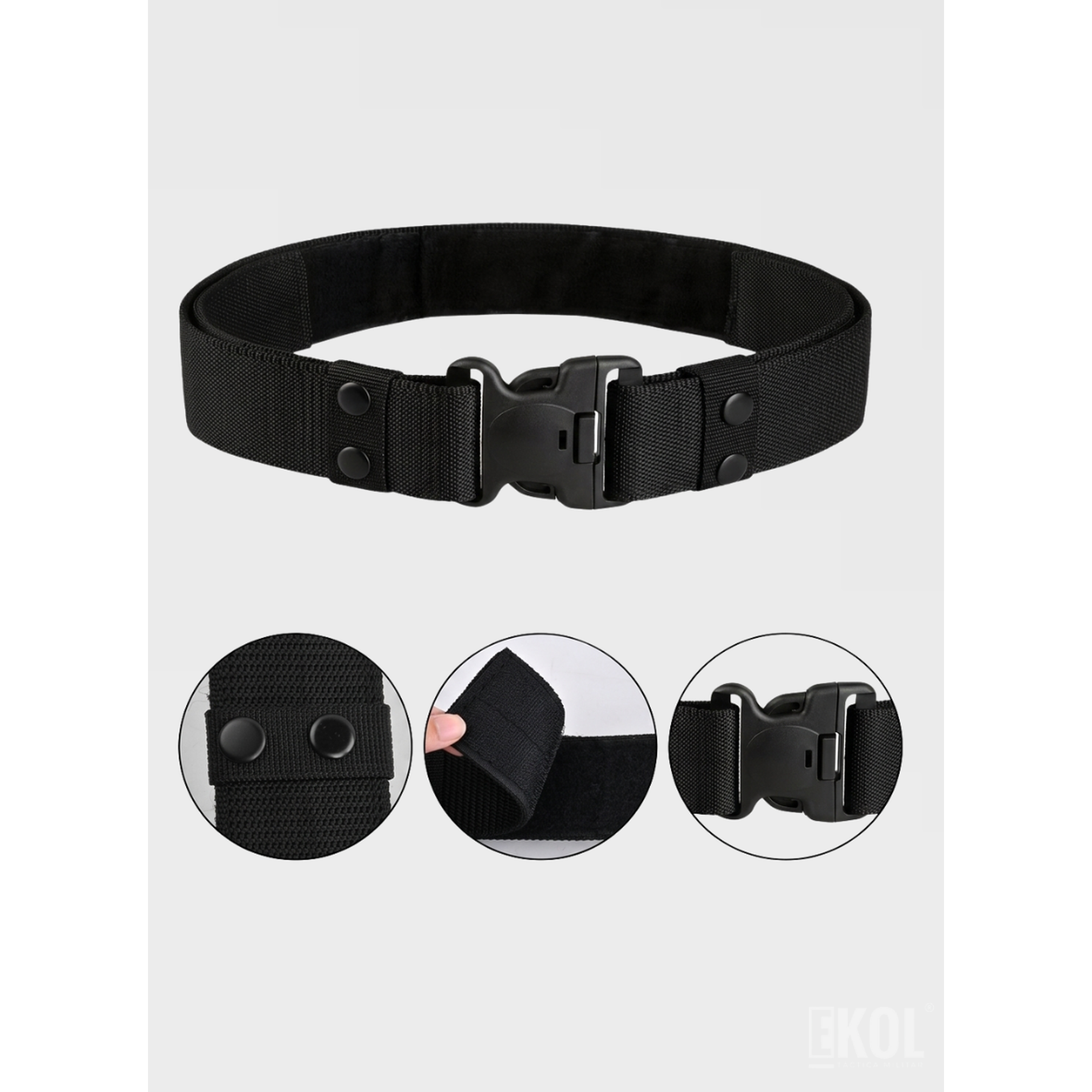 Cinturón Táctico Militar de Nylon Rigido – Resistencia y Versatilidad para Uso Profesional 3