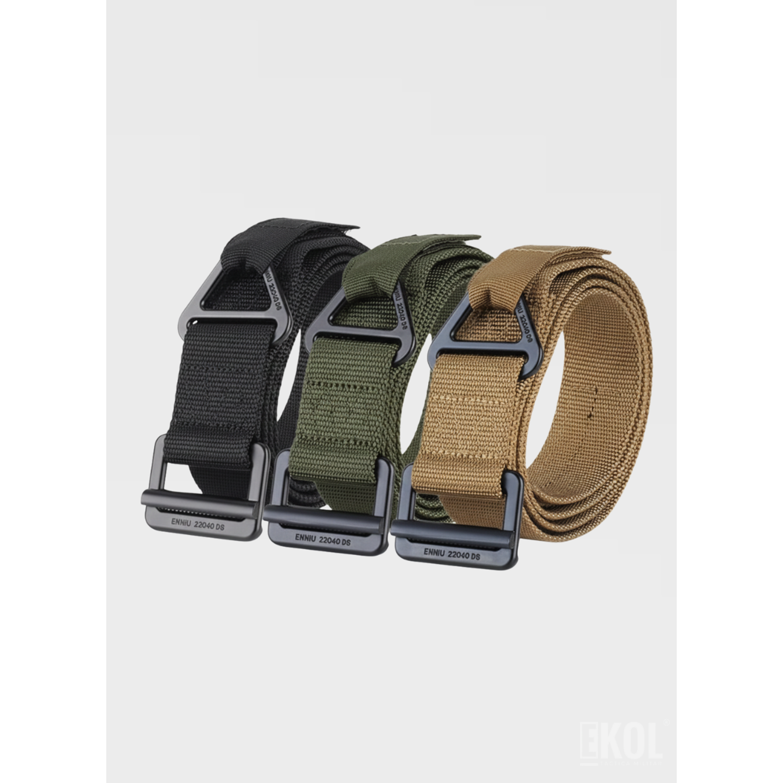 Cinturón Táctico Militar Nylon 128cm Hebilla De Metal  8