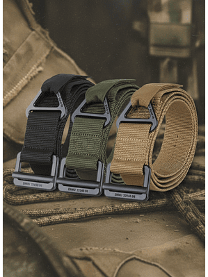 Cinturón Táctico Militar Nylon 128cm Hebilla De Metal 
