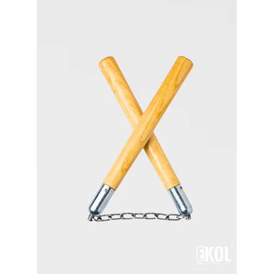 Nunchaku Madera Practico Artes Marciales 31 cm 4