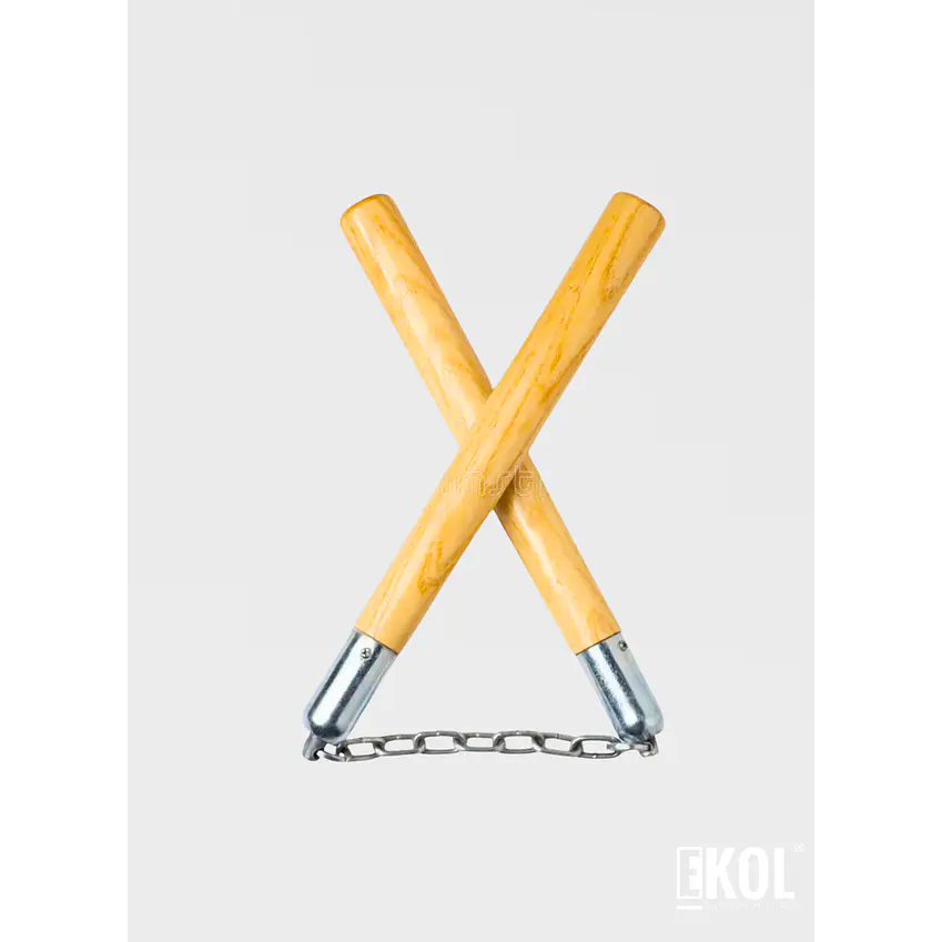 Nunchaku Madera Practico Artes Marciales 31 cm 4
