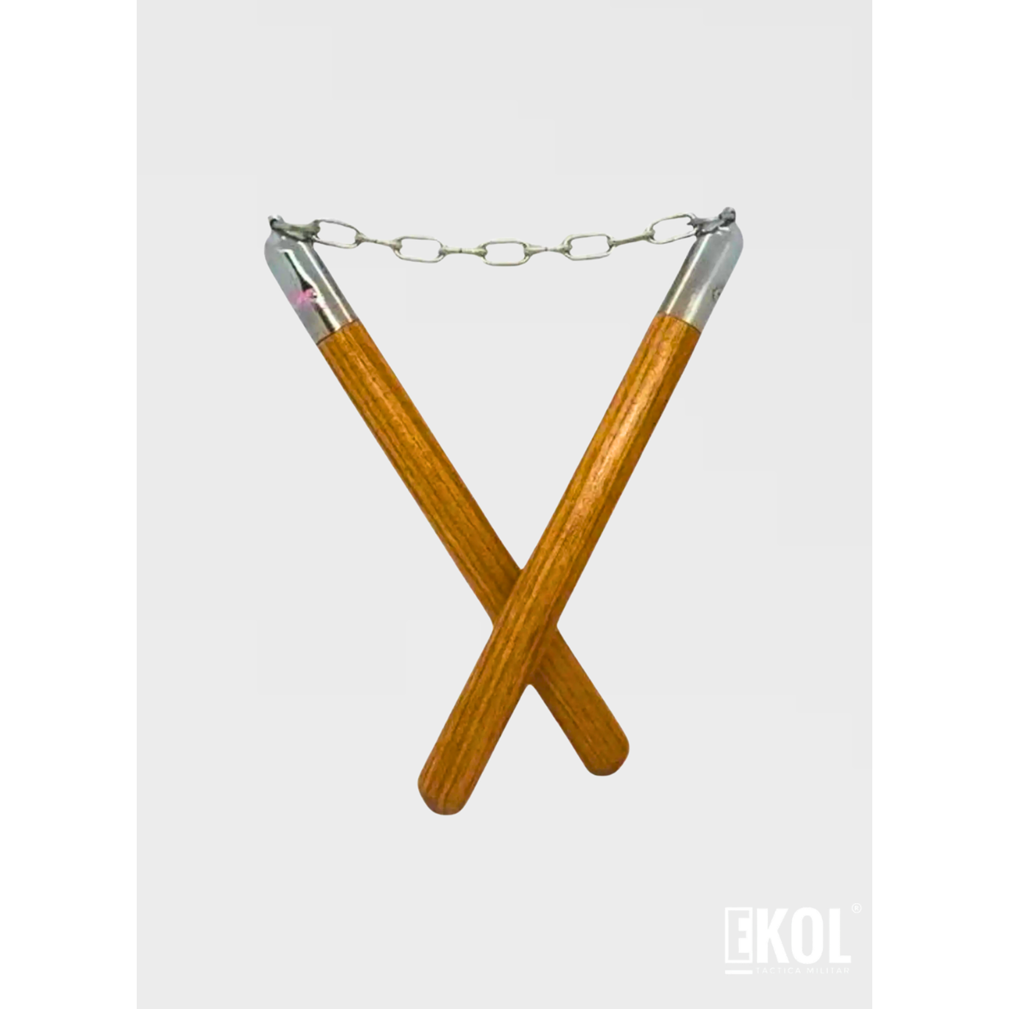 Nunchaku Madera Practico Artes Marciales 31 cm 5