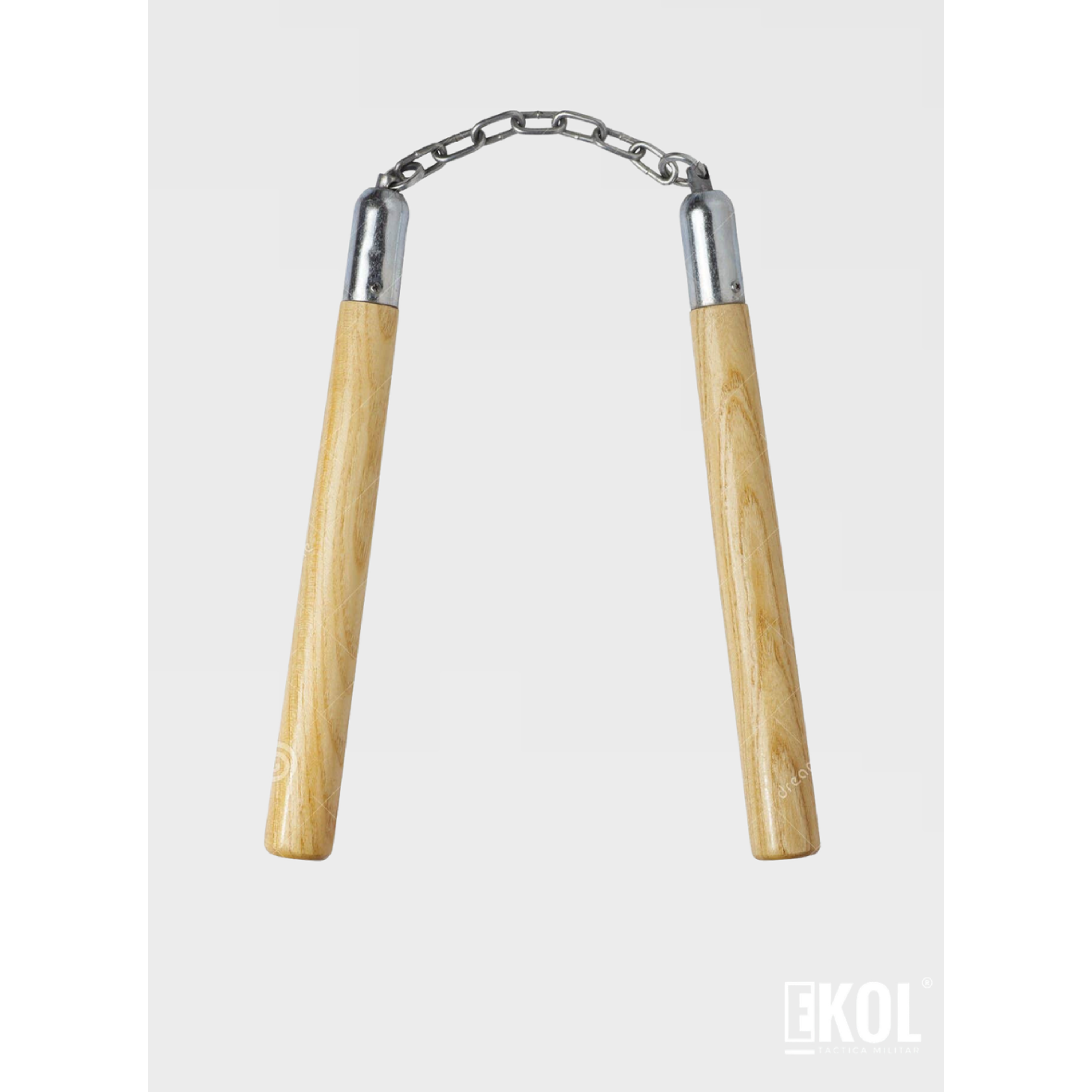 Nunchaku Madera Practico Artes Marciales 31 cm 2