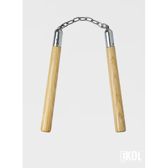 Nunchaku Madera Practico Artes Marciales 31 cm 2
