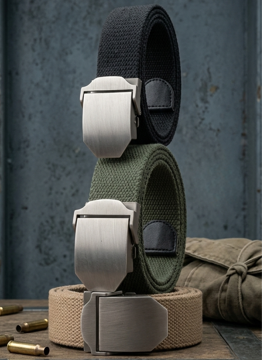 Cinturón Táctico Militar de Nylon: Resistencia Extrema y Ajuste Rápido