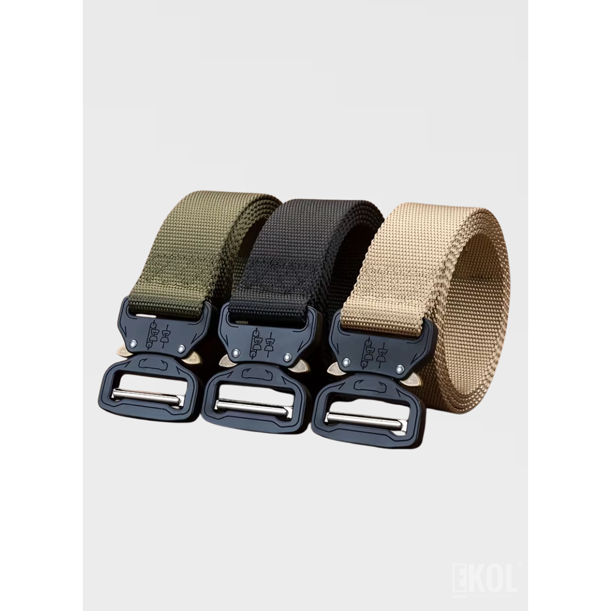 Cinturón de Combate Heavy Duty Tipo Cobra - Nylon Reforzado para Airsoft y Outdoor 6