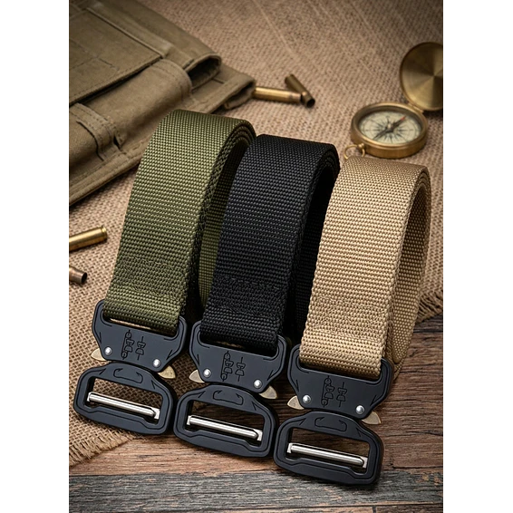 Cinturón de Combate Heavy Duty Tipo Cobra - Nylon Reforzado para Airsoft y Outdoor 1