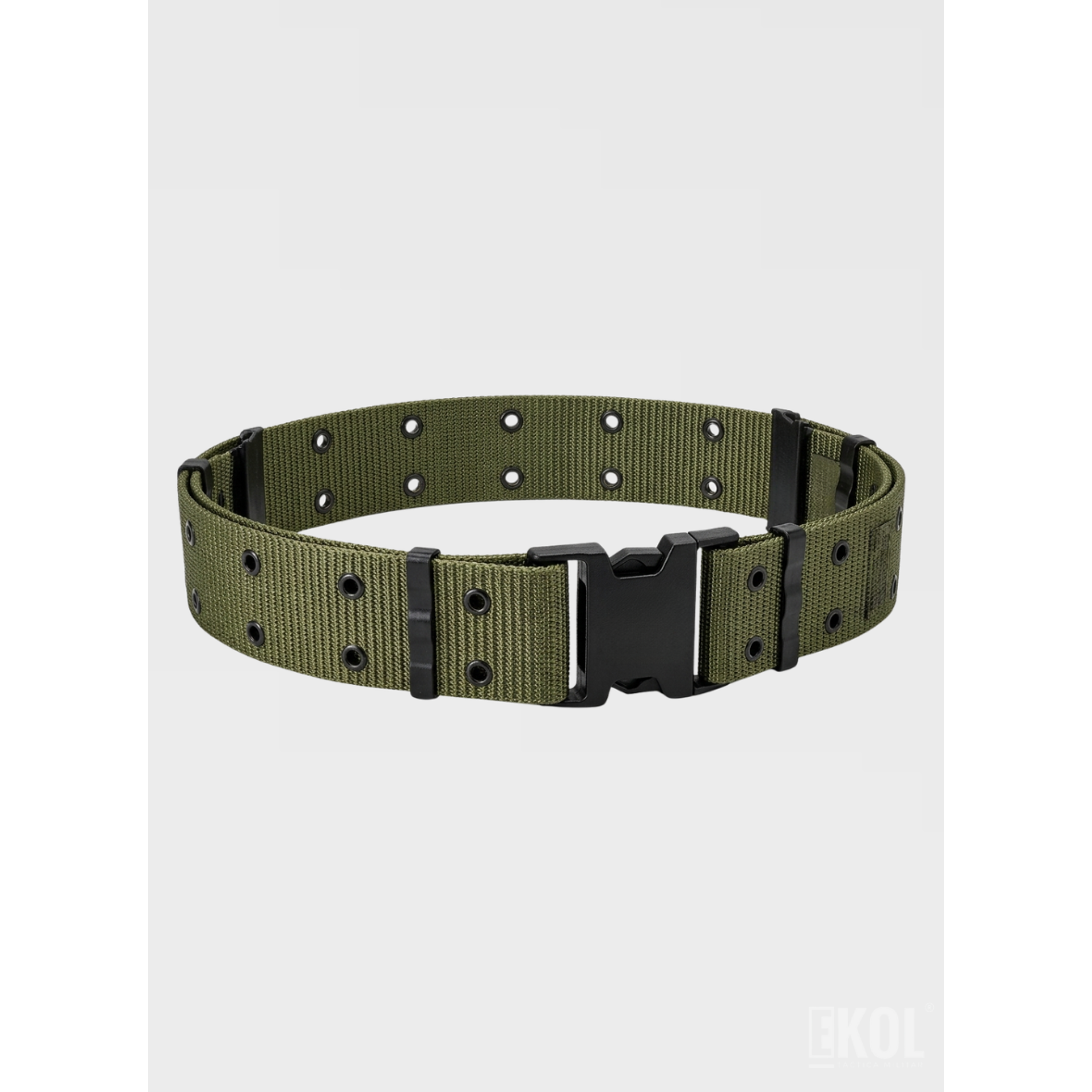 Cinturón Táctico Militar de Nylon - 130cm Ajustable, Hebilla de Liberación Rápida 4