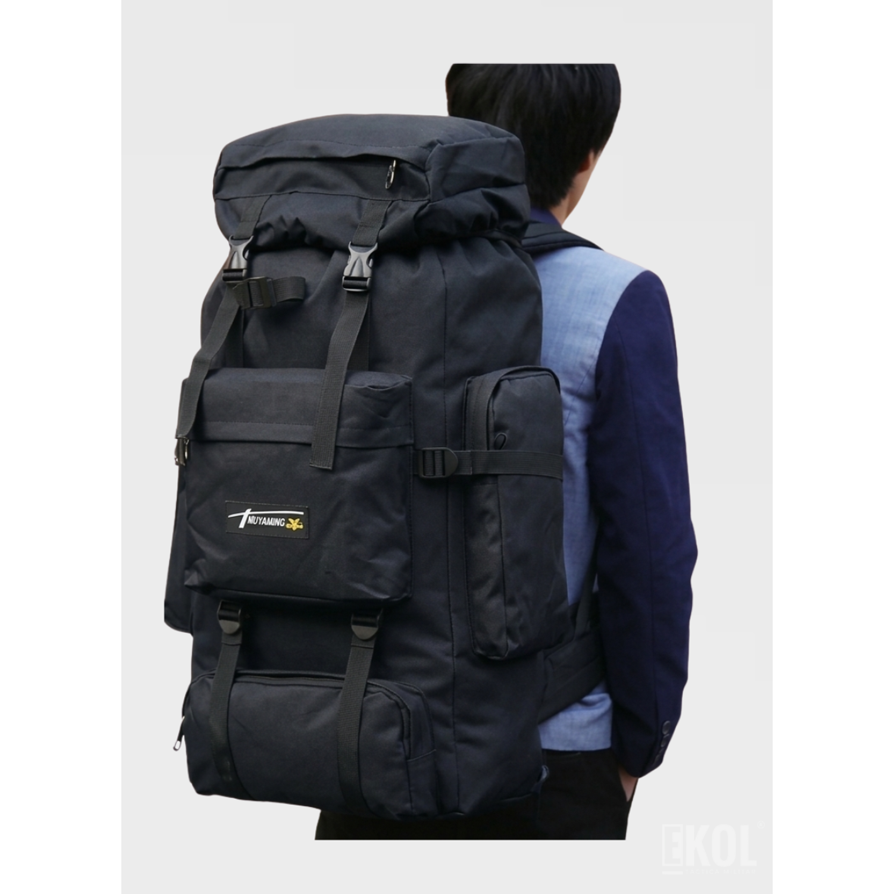 Mochila Táctica Militar 80 Litros Gran Capacidad Impermeable Camping Trekking 3