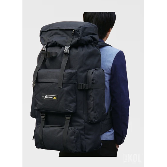 Mochila Táctica Militar 80 Litros Gran Capacidad Impermeable Camping Trekking 3