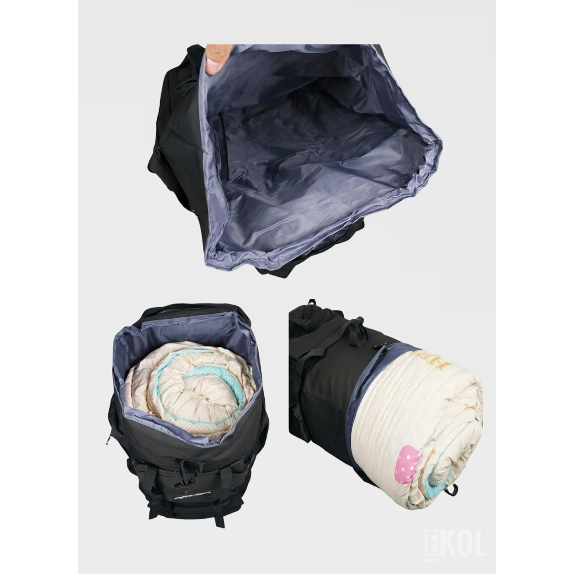 Mochila Táctica Militar 80 Litros Gran Capacidad Impermeable Camping Trekking 5