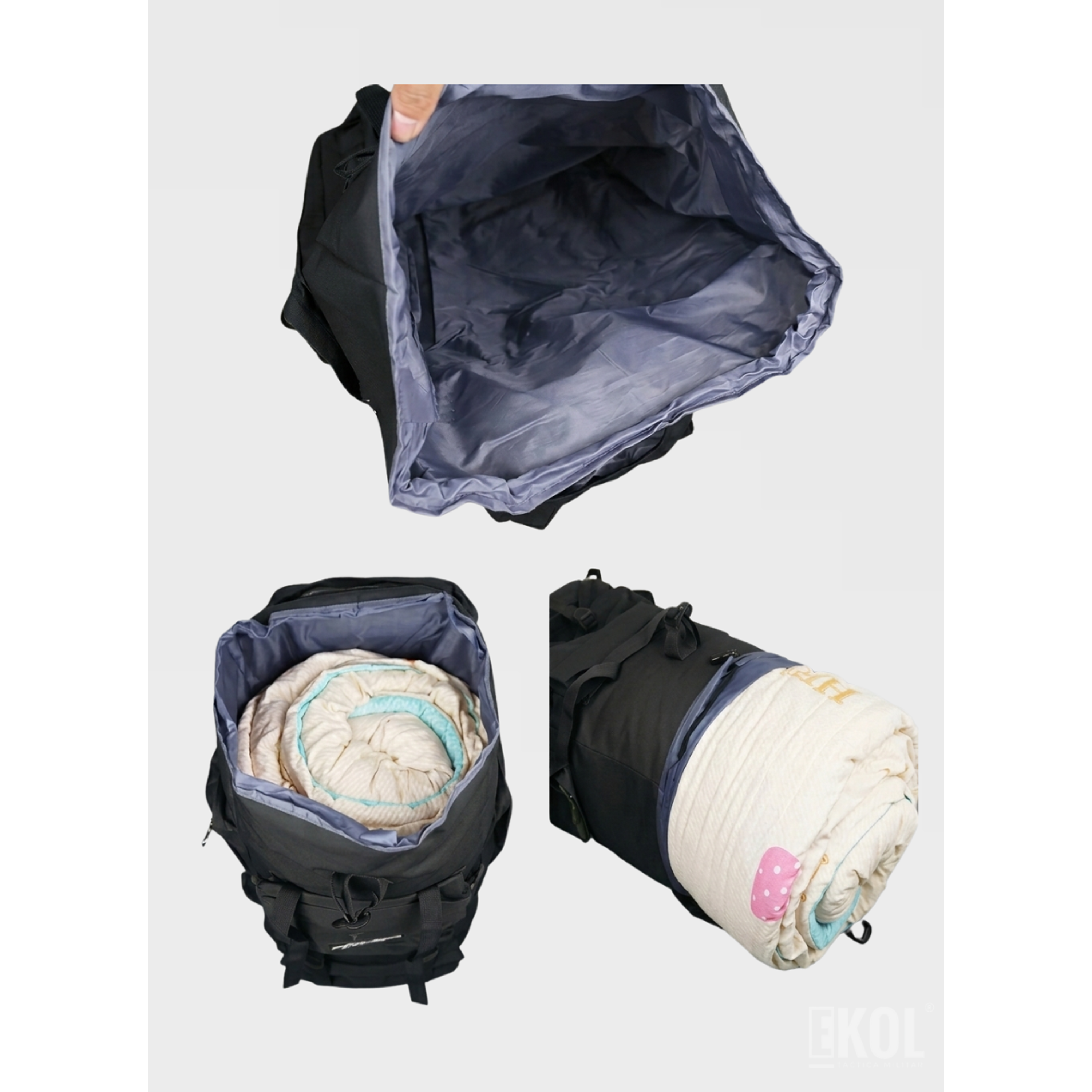 Mochila Táctica Militar 80 Litros Gran Capacidad Impermeable Camping Trekking 5