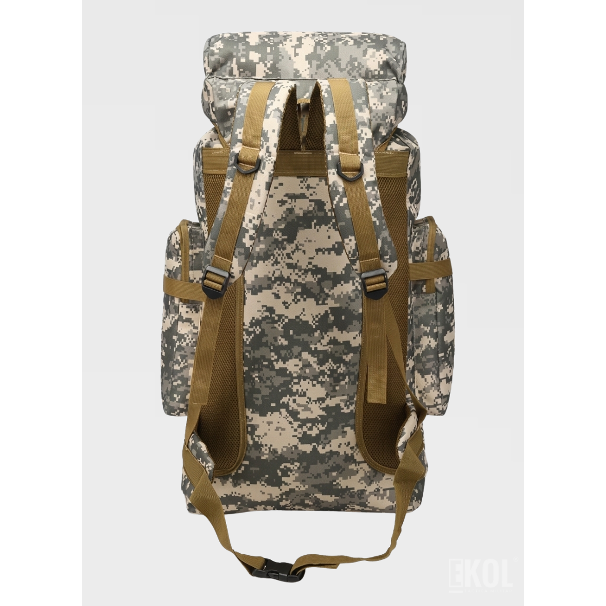 Mochila Táctica Militar 80L Impermeable - Sistema Molle y Gran Capacidad para Camping y Trekking 10