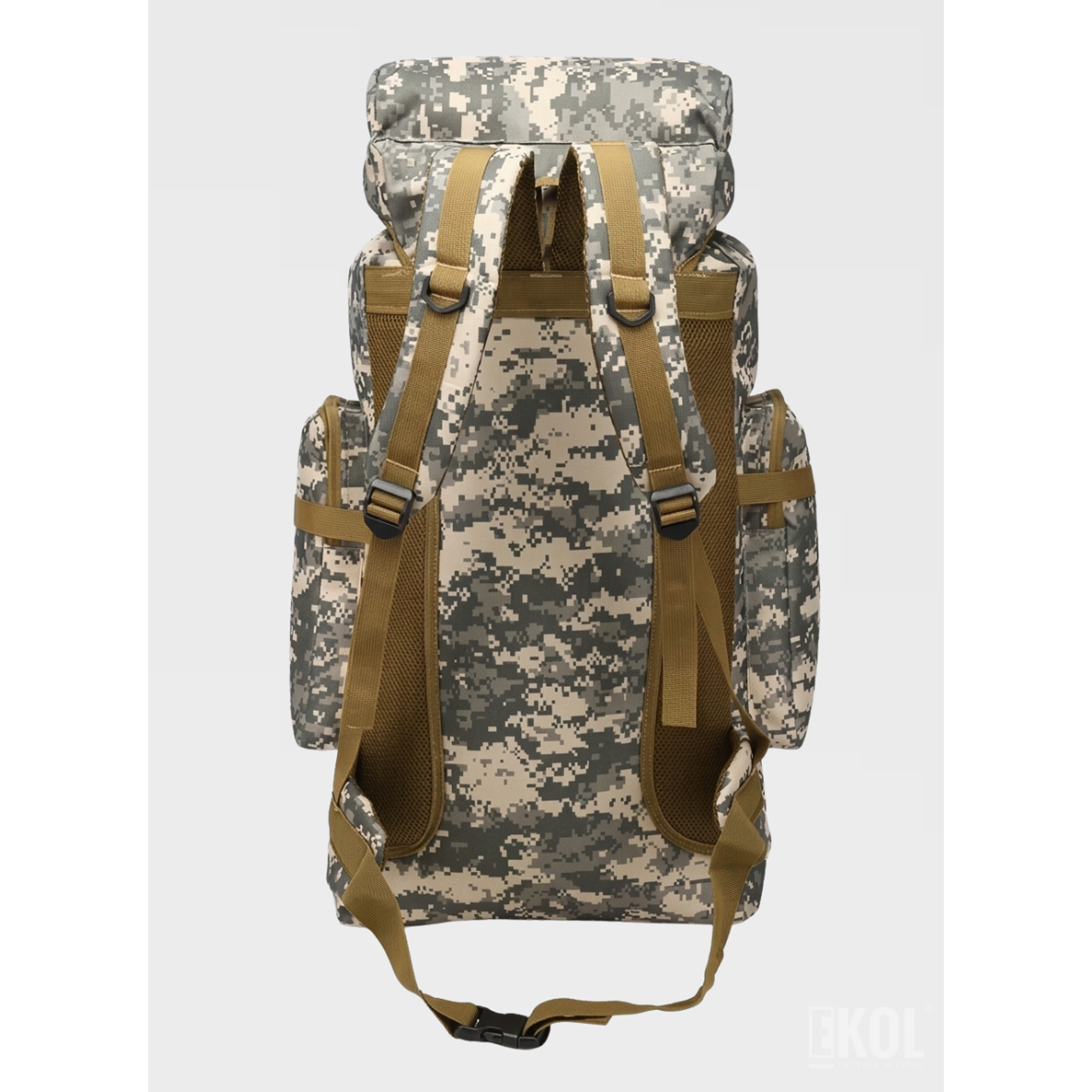 Mochila Táctica Militar 80L Impermeable - Sistema Molle y Gran Capacidad para Camping y Trekking 10