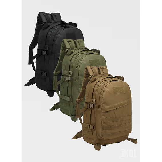 Mochila Profesional de Asalto 55L - Reforzada para Airsoft, Outdoor y Senderismo Extremo 9