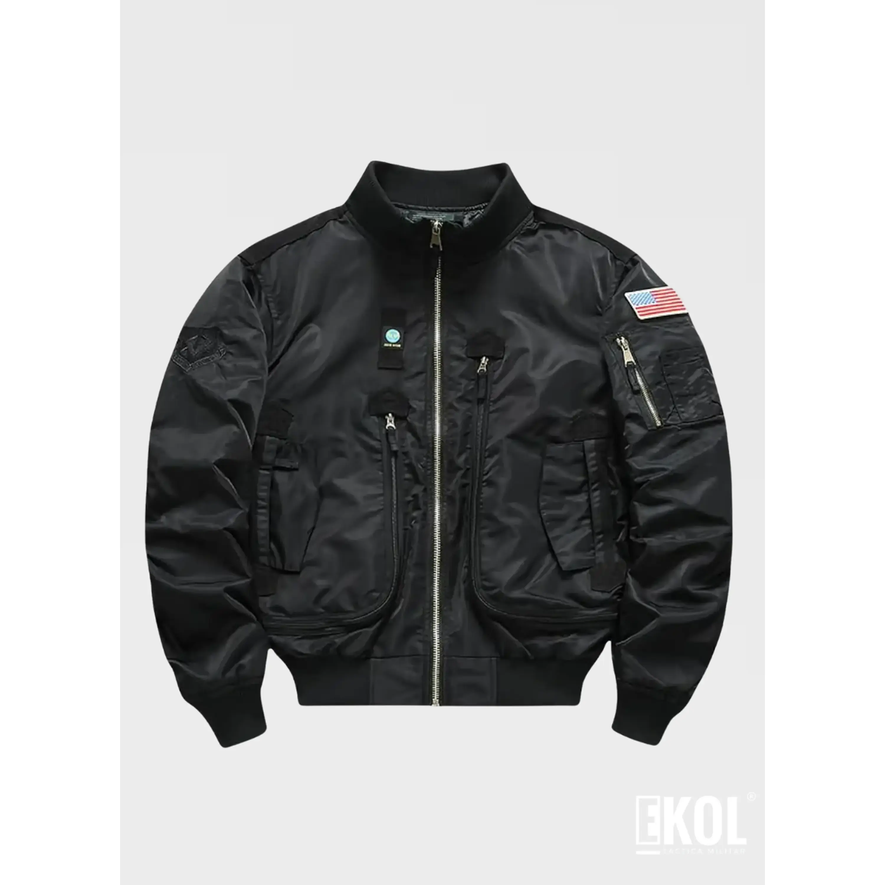 Chaqueta Vuelo Aviador Bomber Reversible 3
