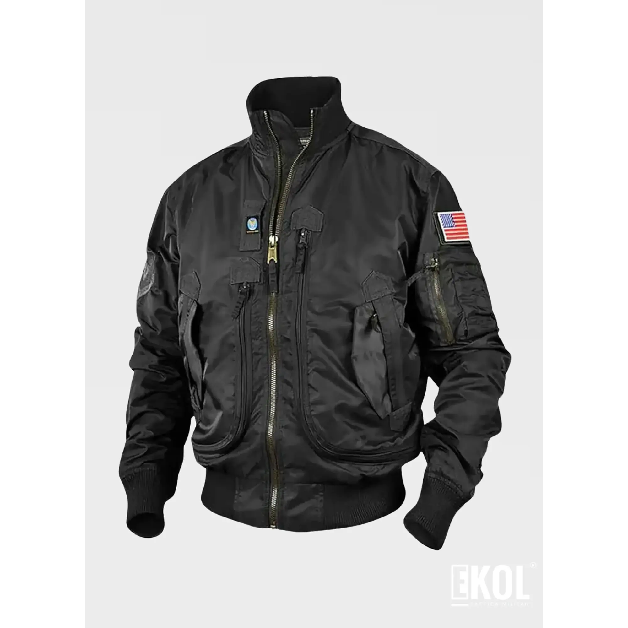 Chaqueta Vuelo Aviador Bomber Reversible 5