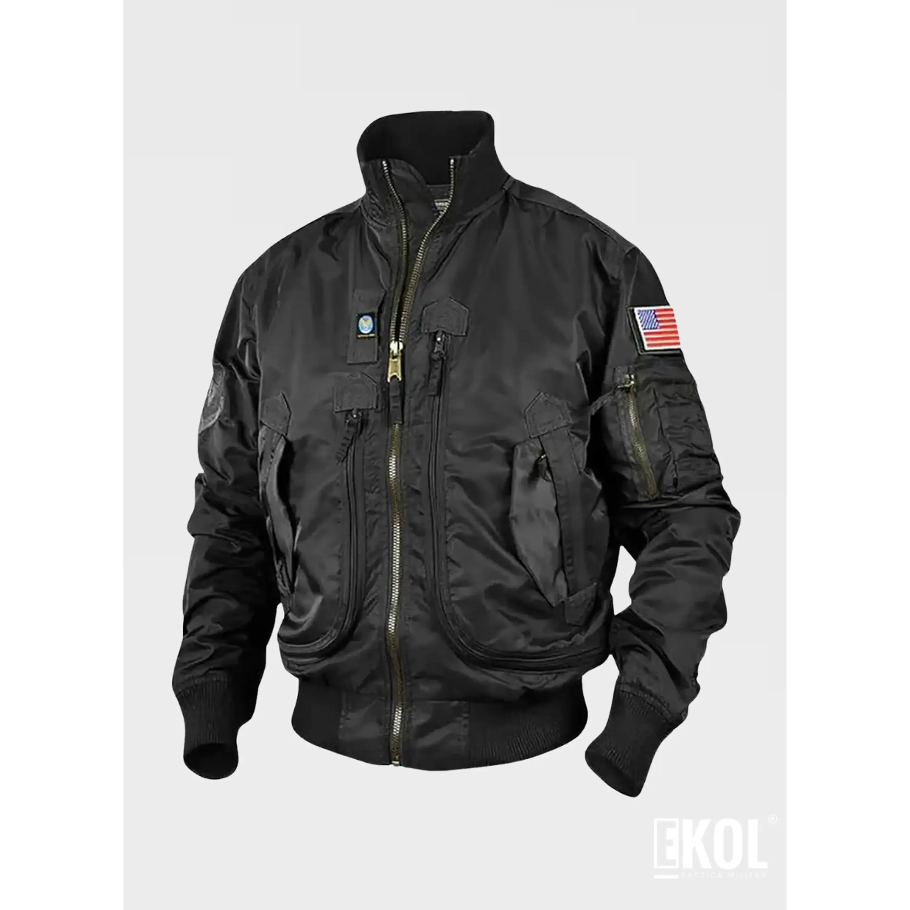 Chaqueta Vuelo Aviador Bomber Reversible 5