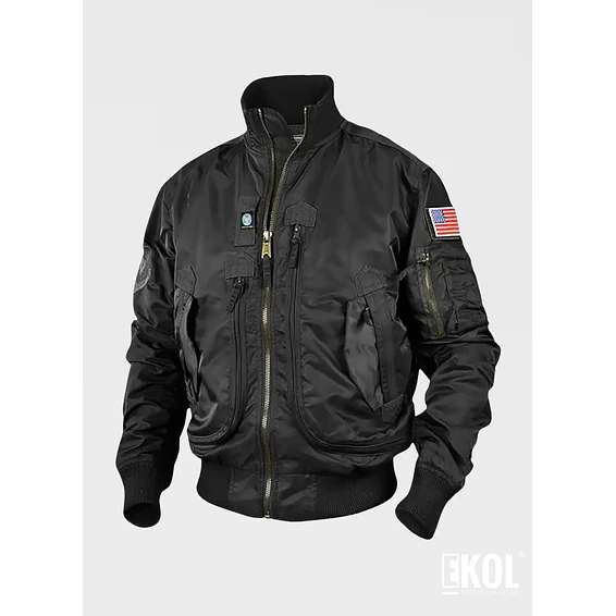 Chaqueta Vuelo Aviador Bomber Reversible 5