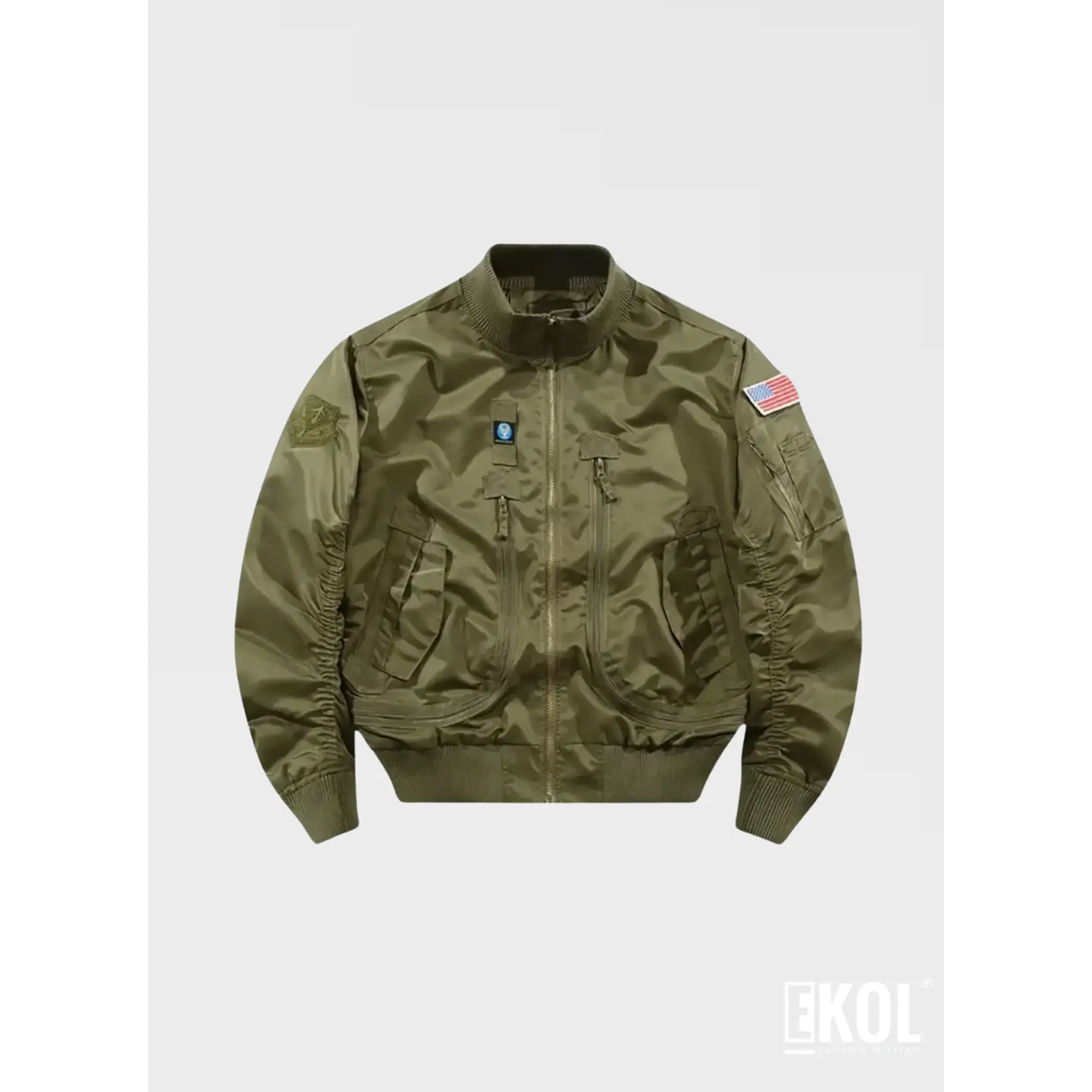 Chaqueta Vuelo Aviador Bomber Reversible 7