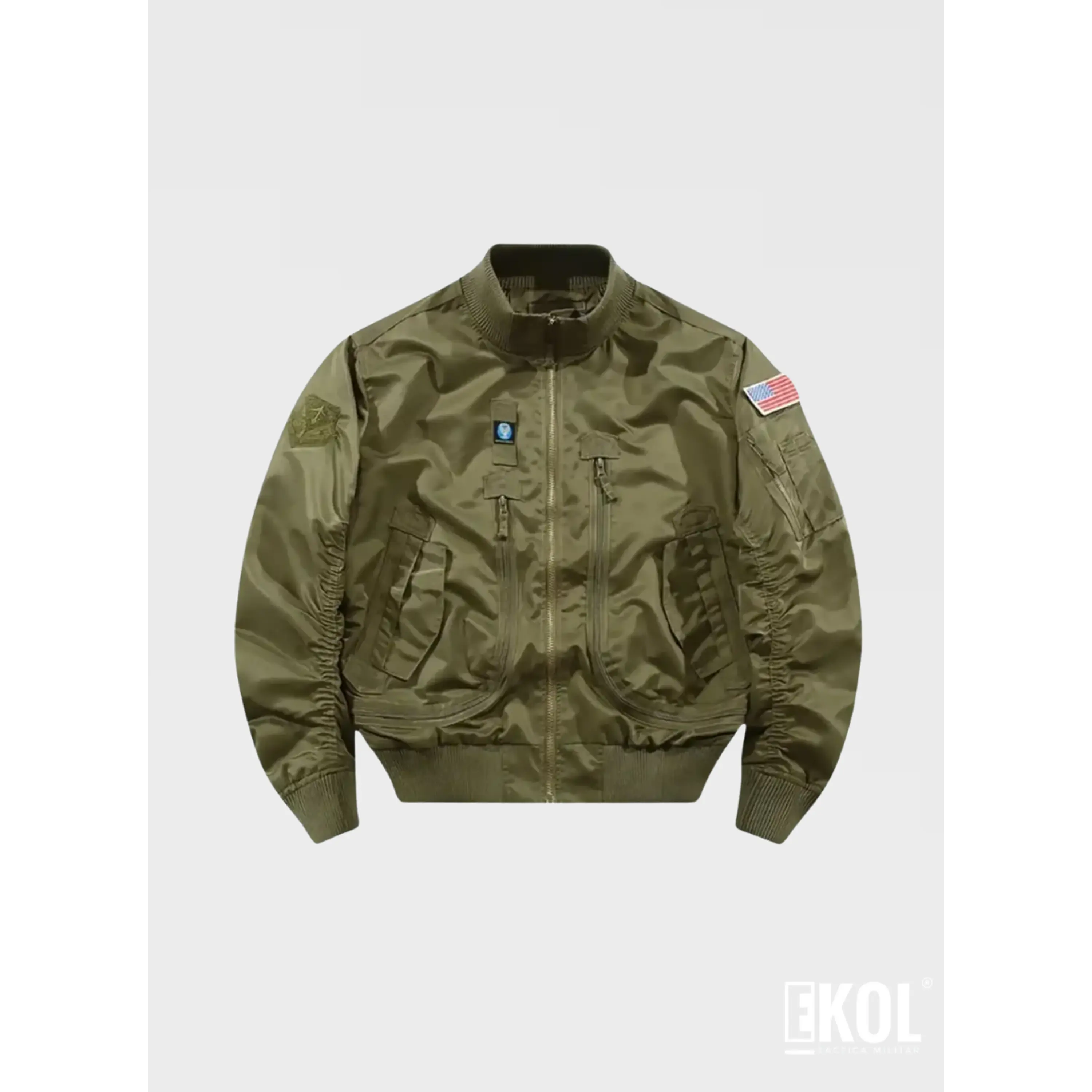 Chaqueta Vuelo Aviador Bomber Reversible 7