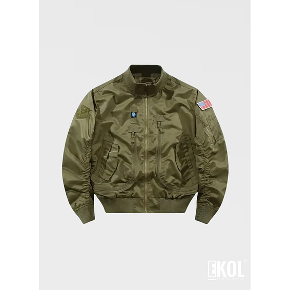 Chaqueta Vuelo Aviador Bomber Reversible 7