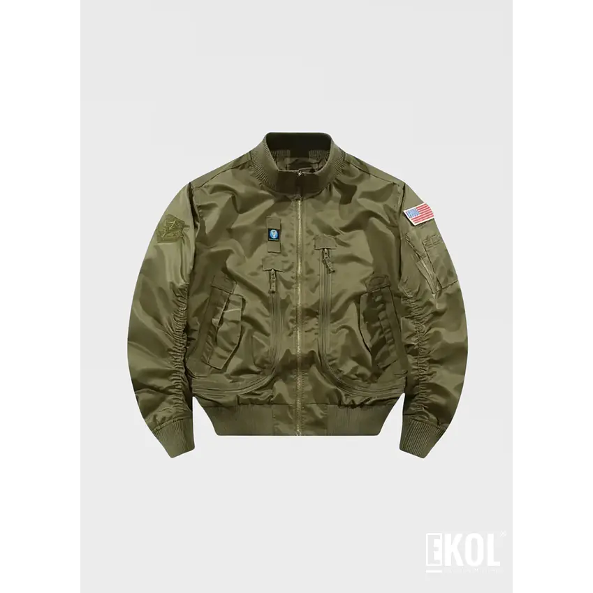 Chaqueta Vuelo Aviador Bomber Reversible 7