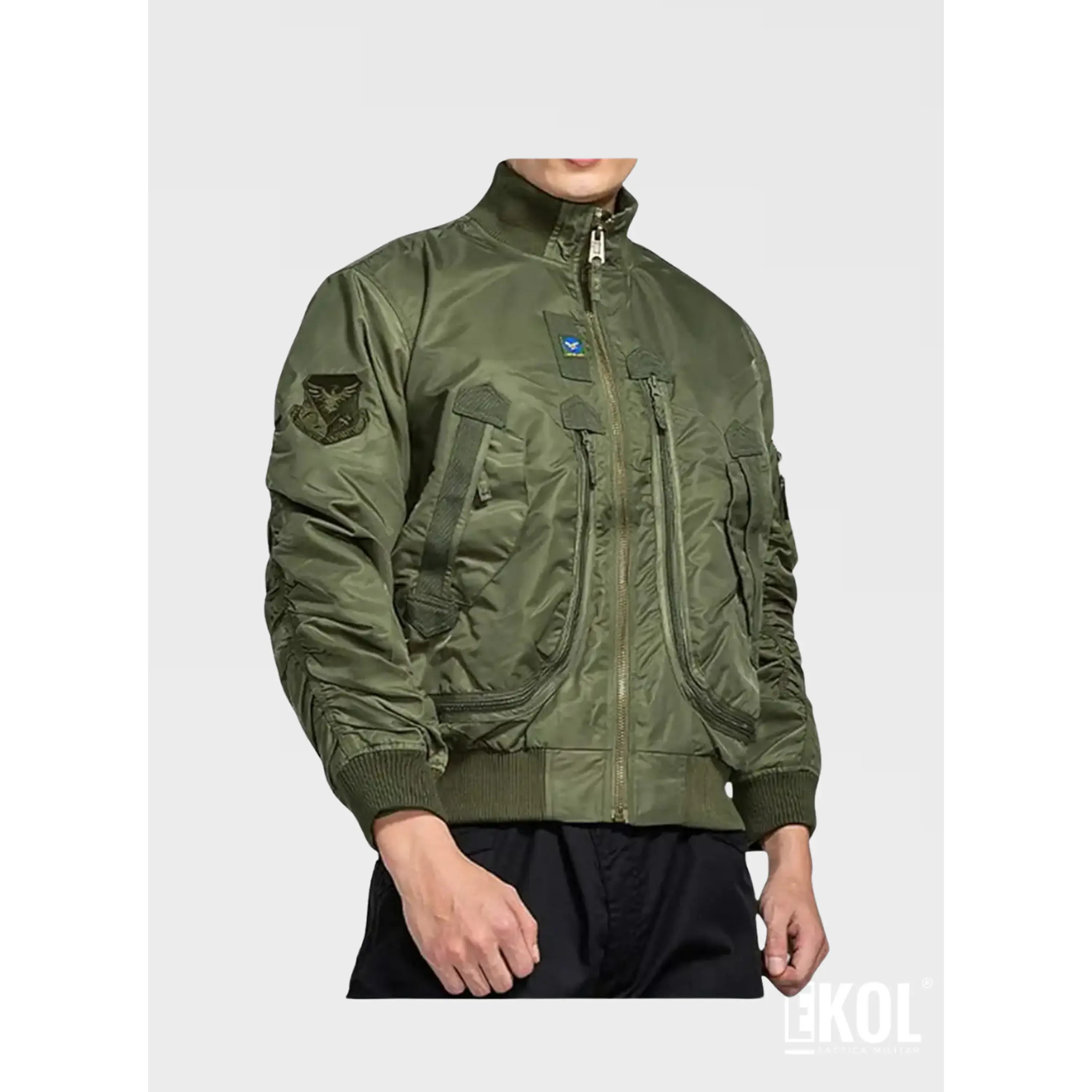 Chaqueta Vuelo Aviador Bomber Reversible 9