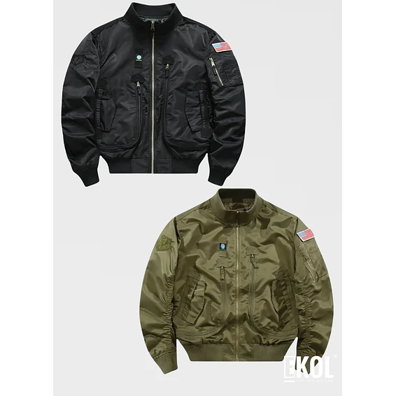 Chaqueta Vuelo Aviador Bomber Reversible 2