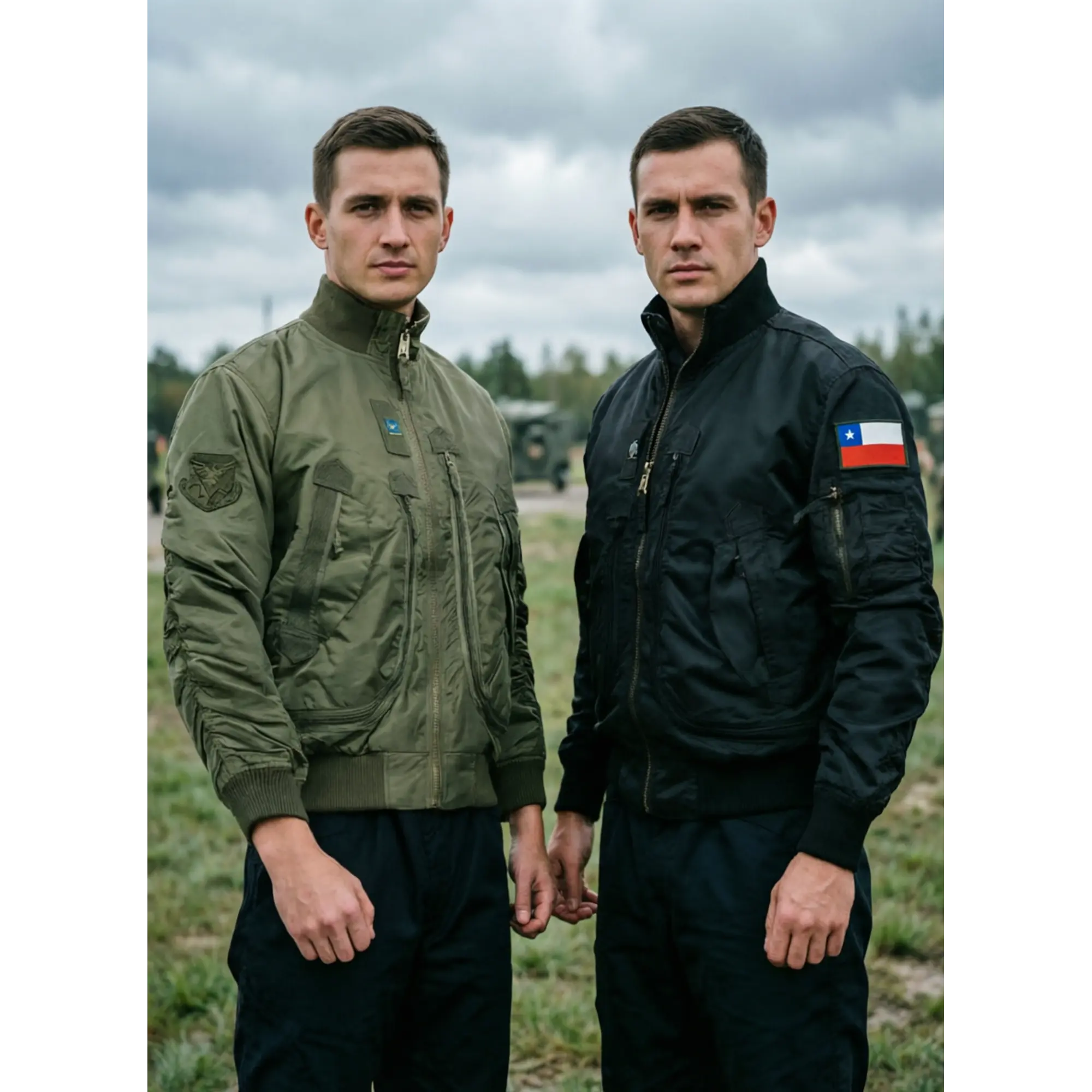 Chaqueta Vuelo Aviador Bomber Reversible 1