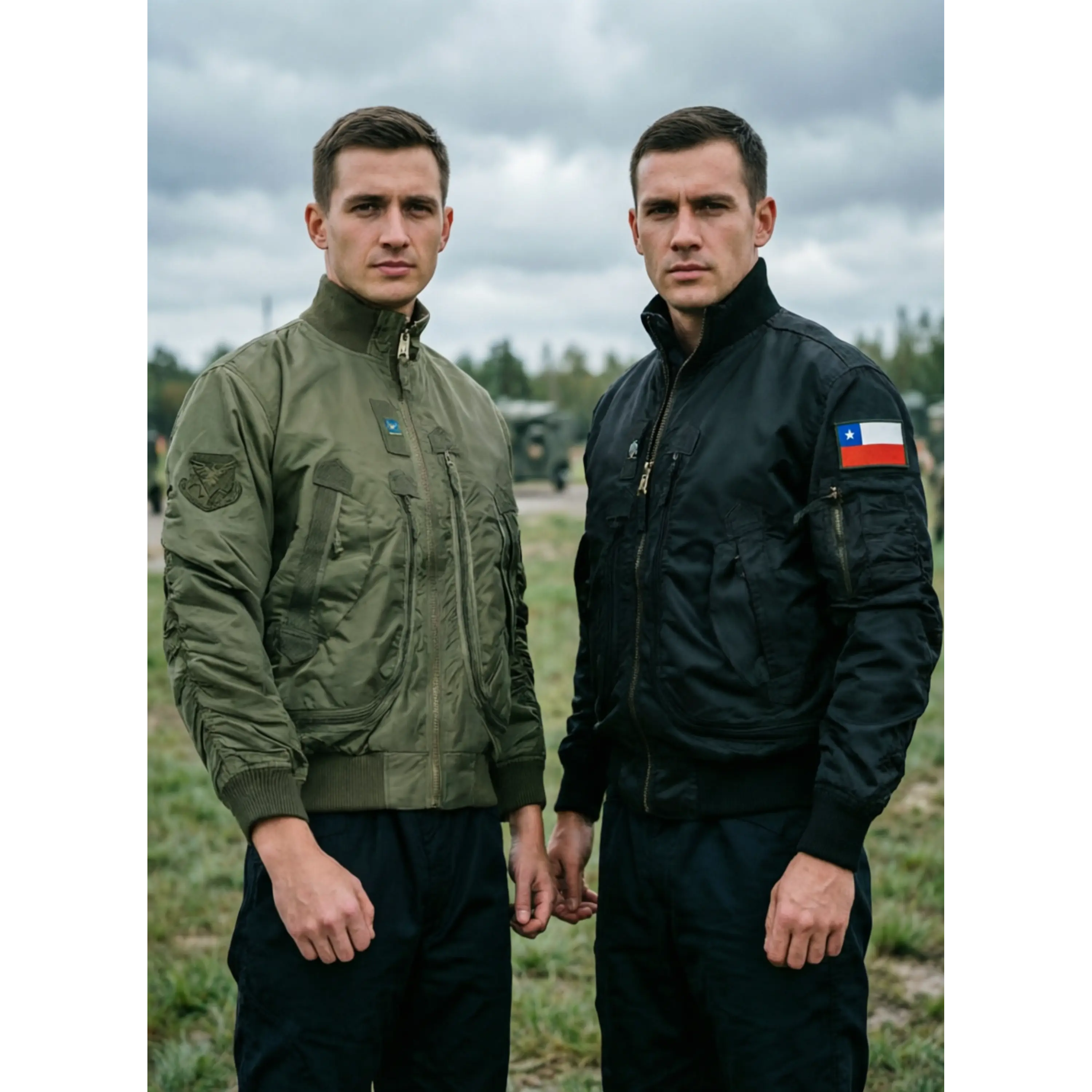 Chaqueta Vuelo Aviador Bomber Reversible 1