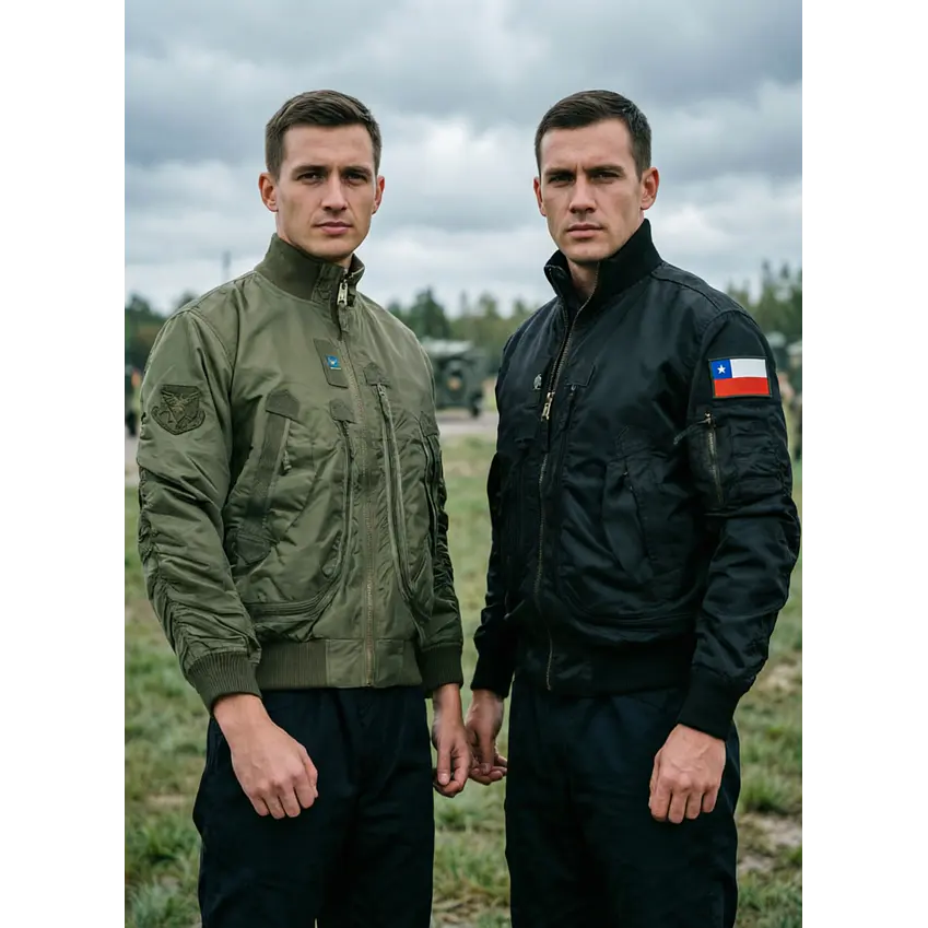 Chaqueta Vuelo Aviador Bomber Reversible 1