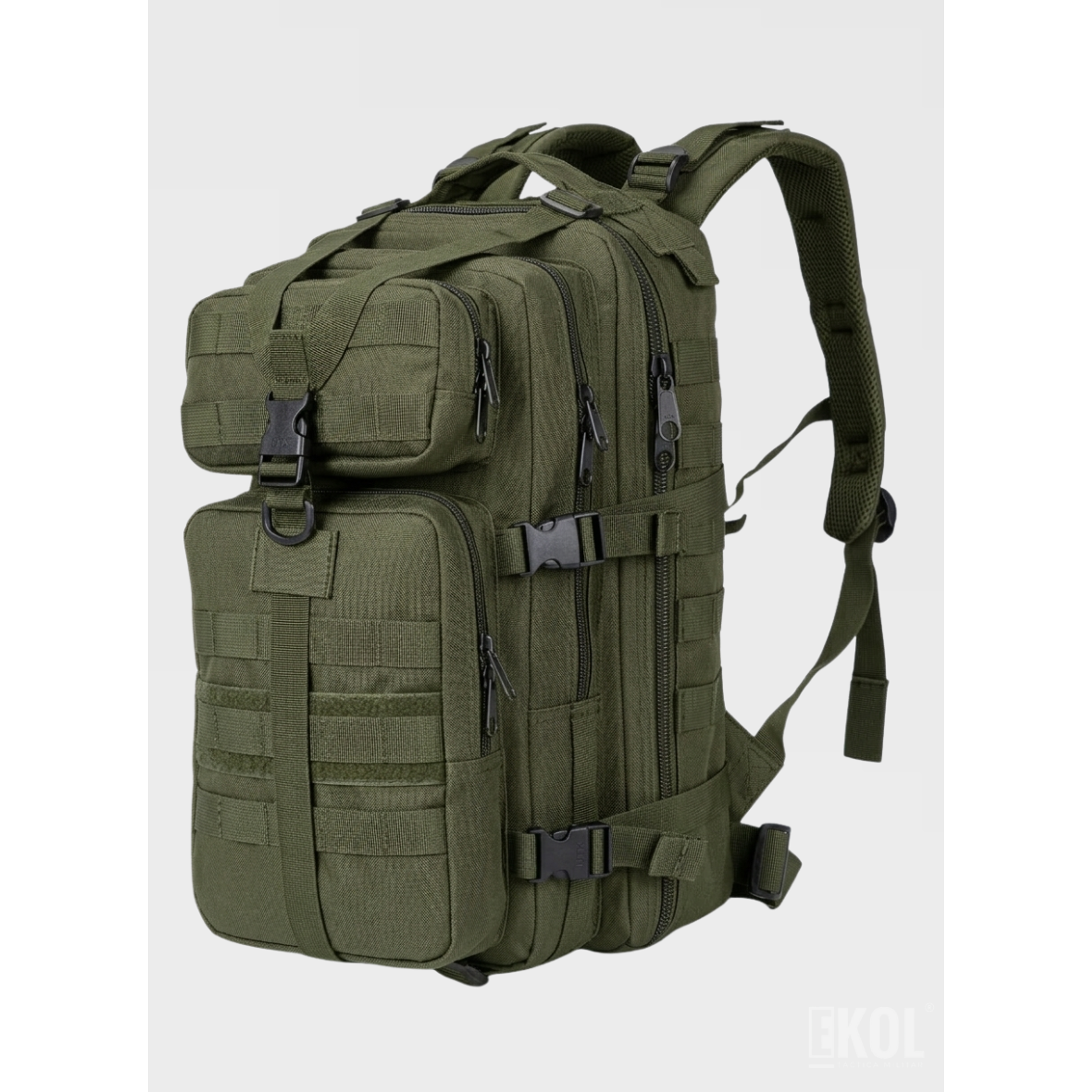 Mochila De Asalto Táctica 25l 3P Trekking Camping Resistente 6