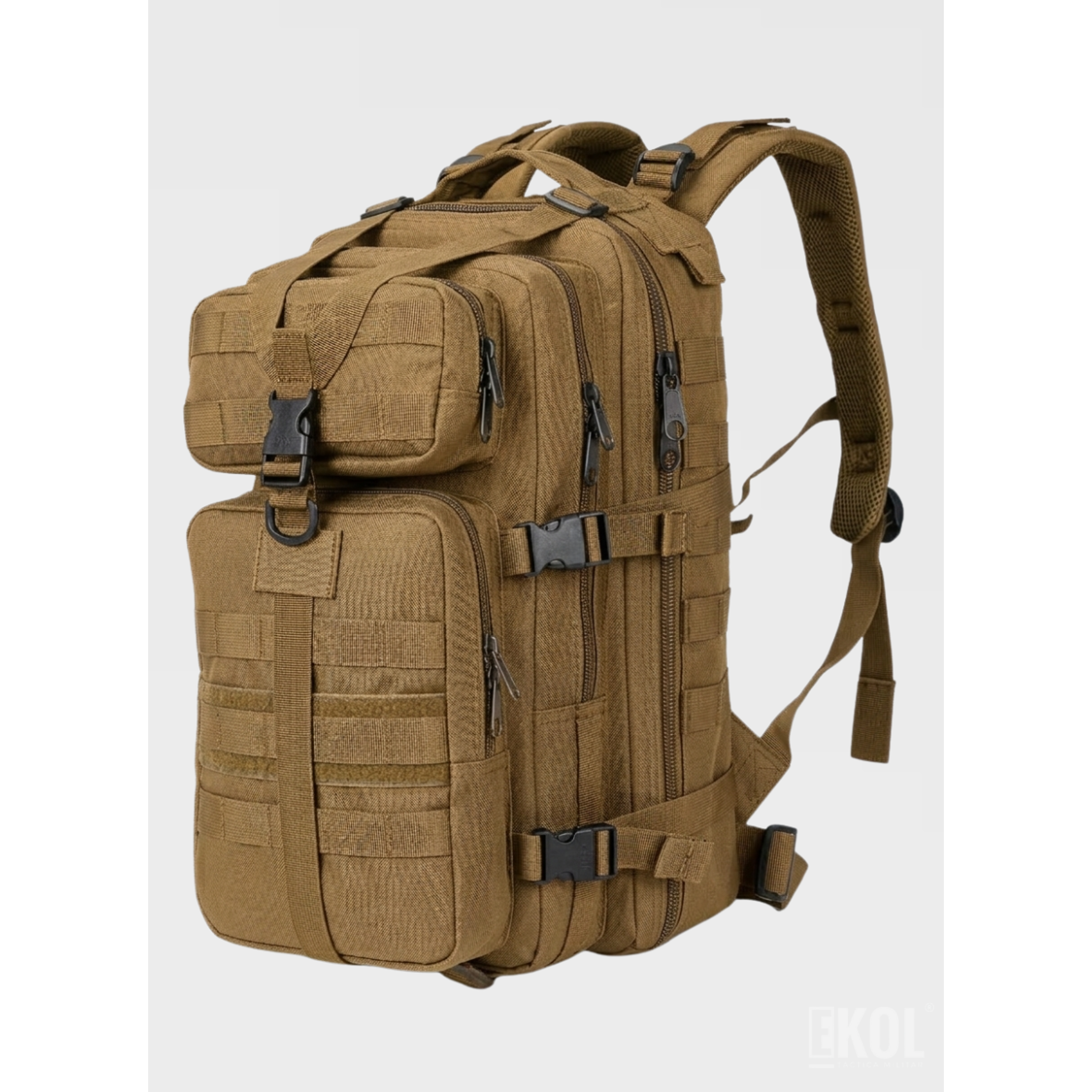 Mochila De Asalto Táctica 25l 3P Trekking Camping Resistente 7