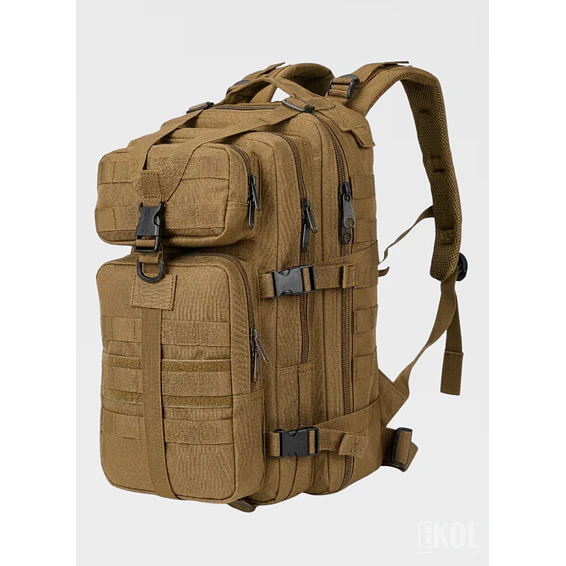 Mochila De Asalto Táctica 25l 3P Trekking Camping Resistente 7