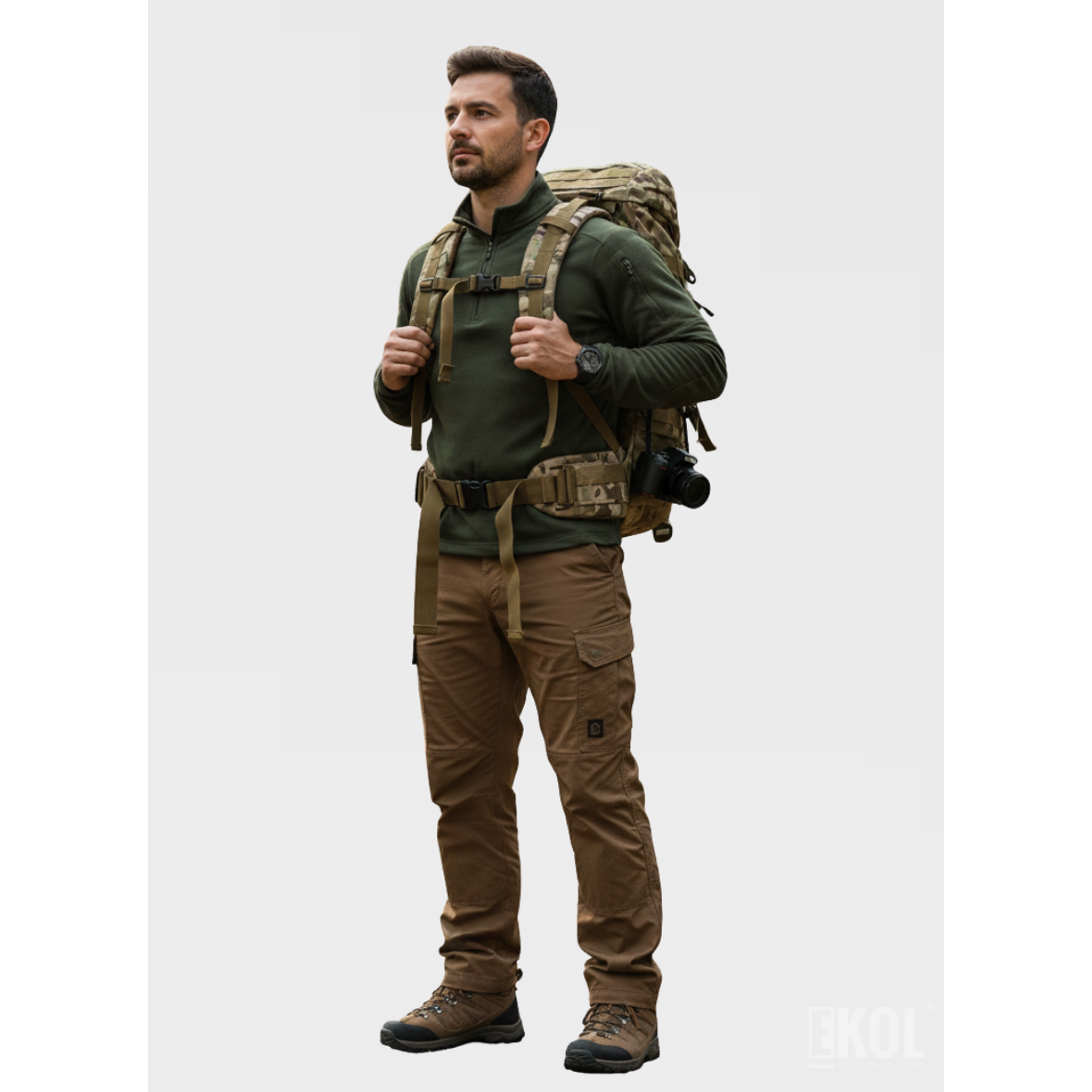 Mochila De Asalto Táctica 25l 3P Trekking Camping Resistente 8