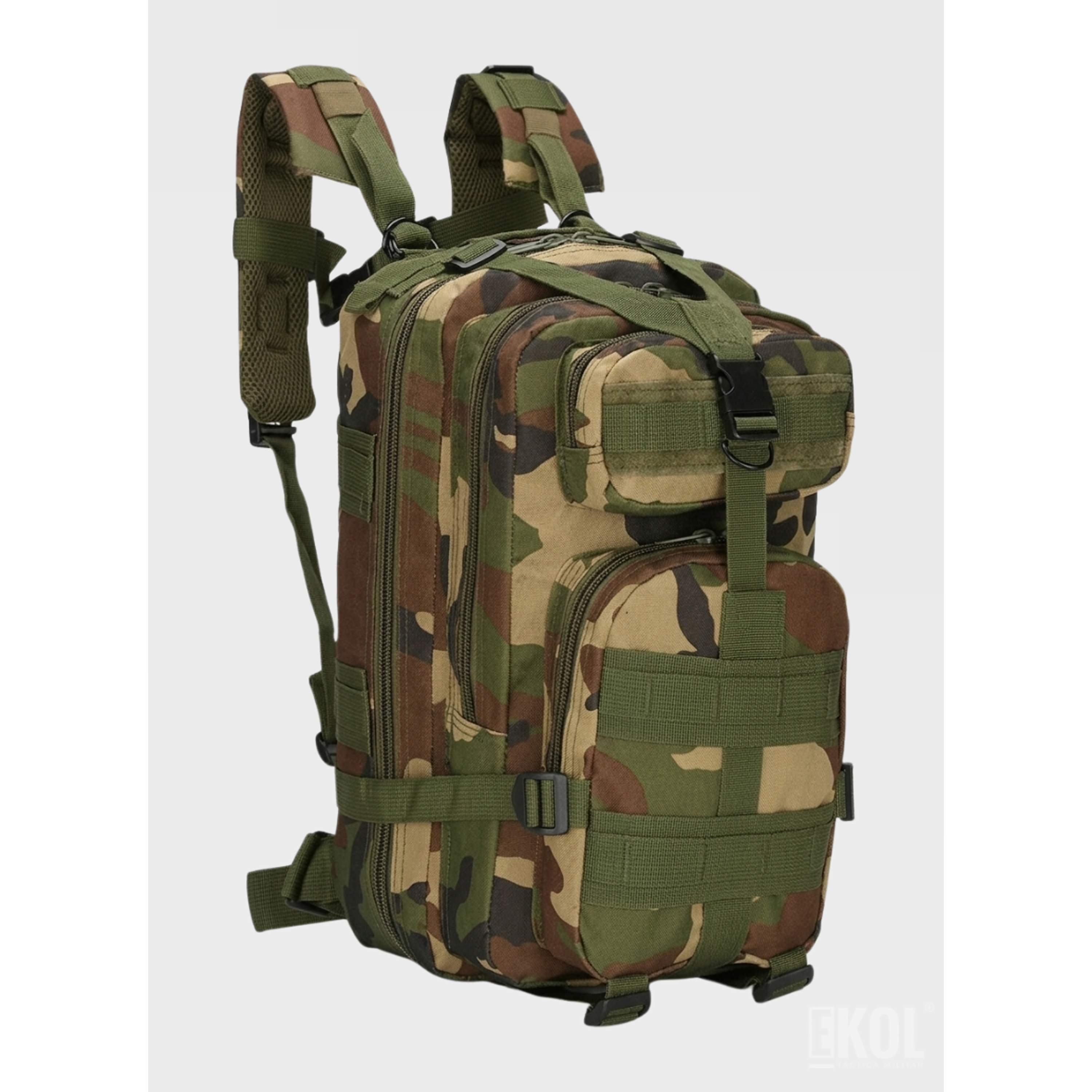 Mochila De Asalto Táctica 25l 3P Trekking Camping Resistente 3