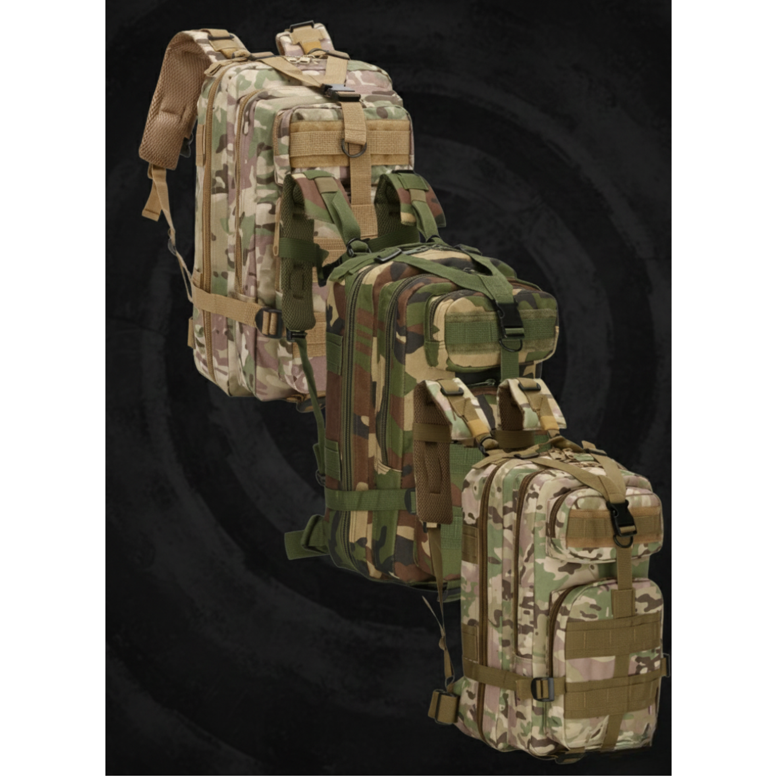 Mochila De Asalto Táctica 25l 3P Trekking Camping Resistente 1