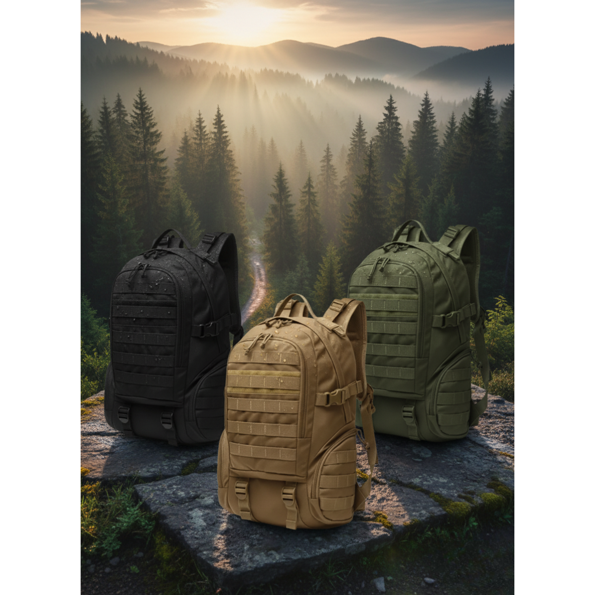 Mochila Outdoor 25l Táctica Militar Asalto Trekking Camping 1