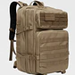 Mochila Militar 45 Litros Gran Capacidad con Sistema Molle para Viajes y Outdoor - Miniatura 9